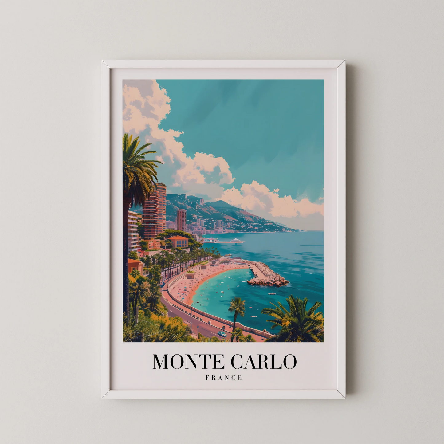 Monte Carlo, France, City Prints