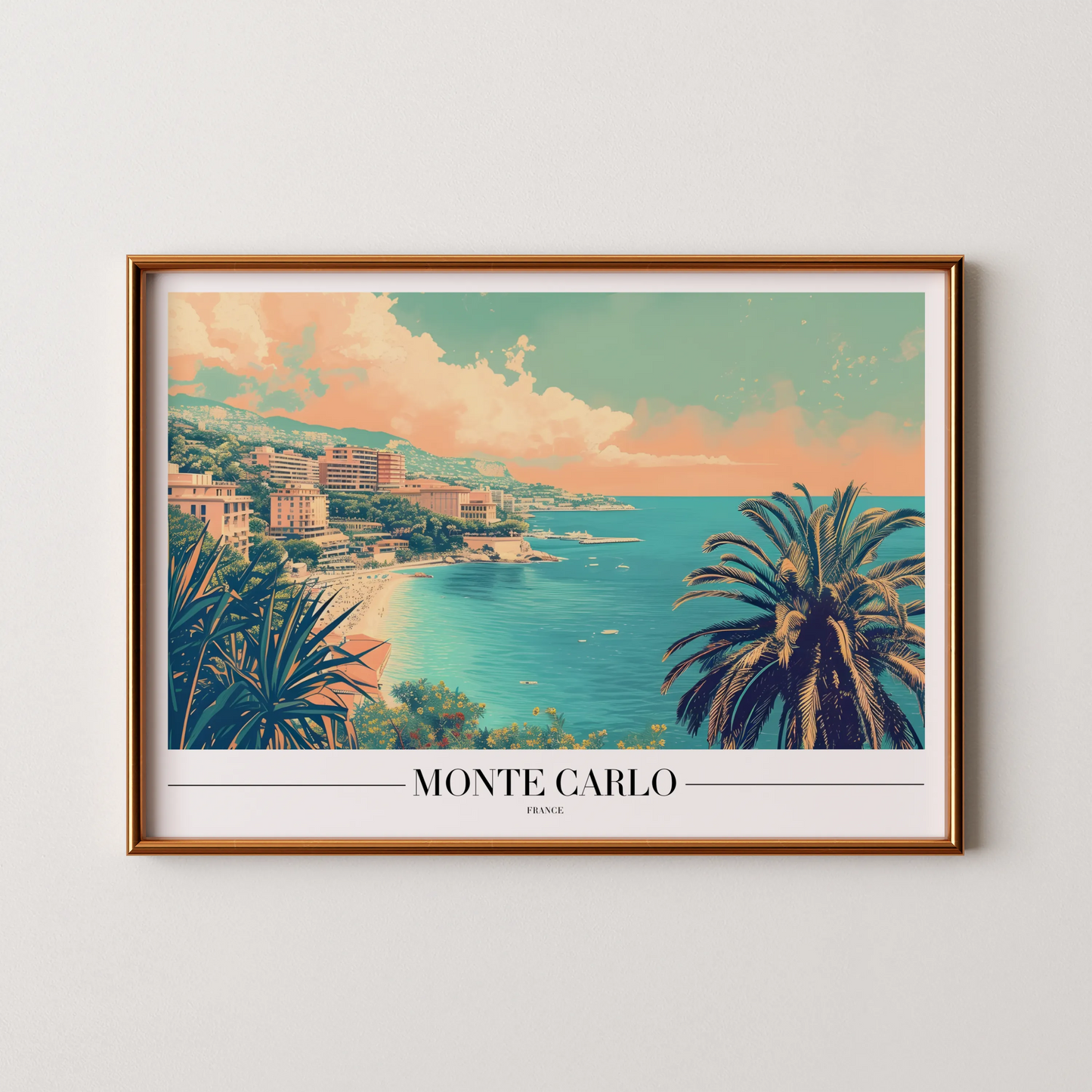 Monte Carlo, France, City Prints