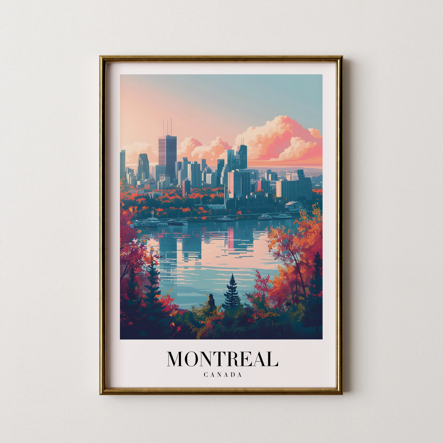 Montreal, Canada, City Prints