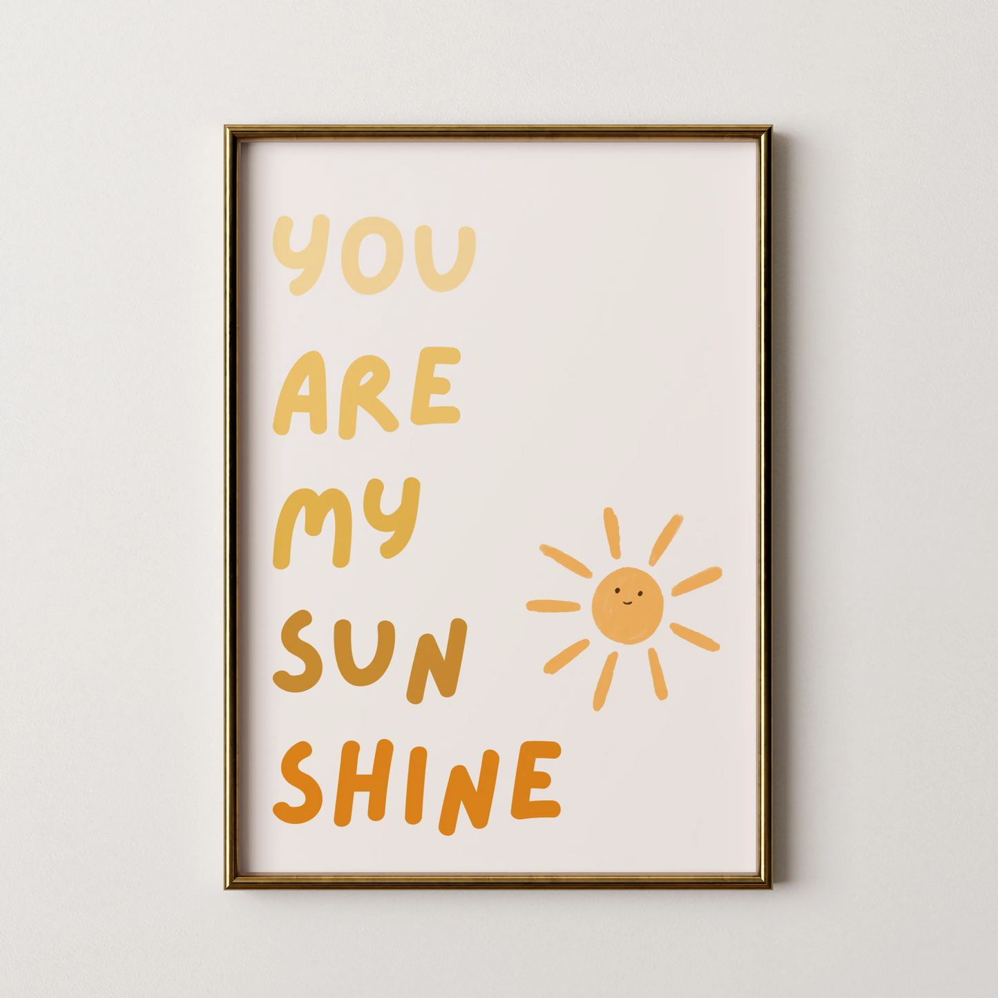 My sunshine - Nursery Prints