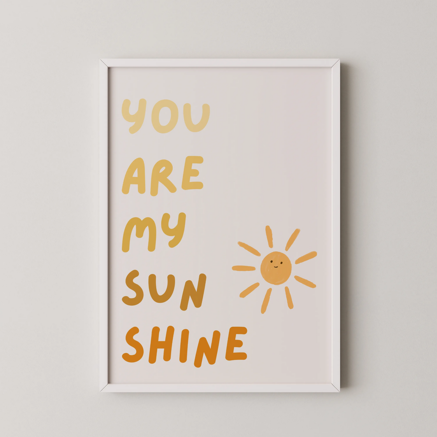 My sunshine - Nursery Prints