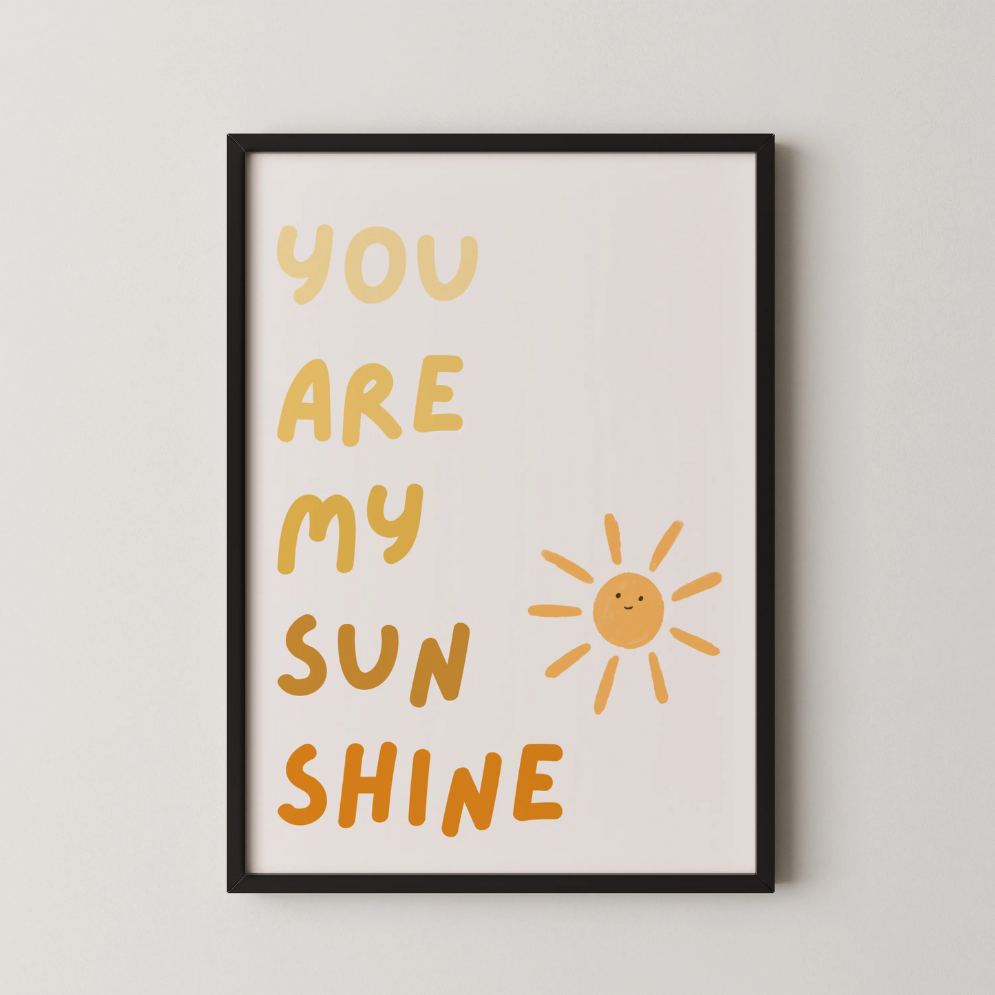My sunshine - Nursery Prints