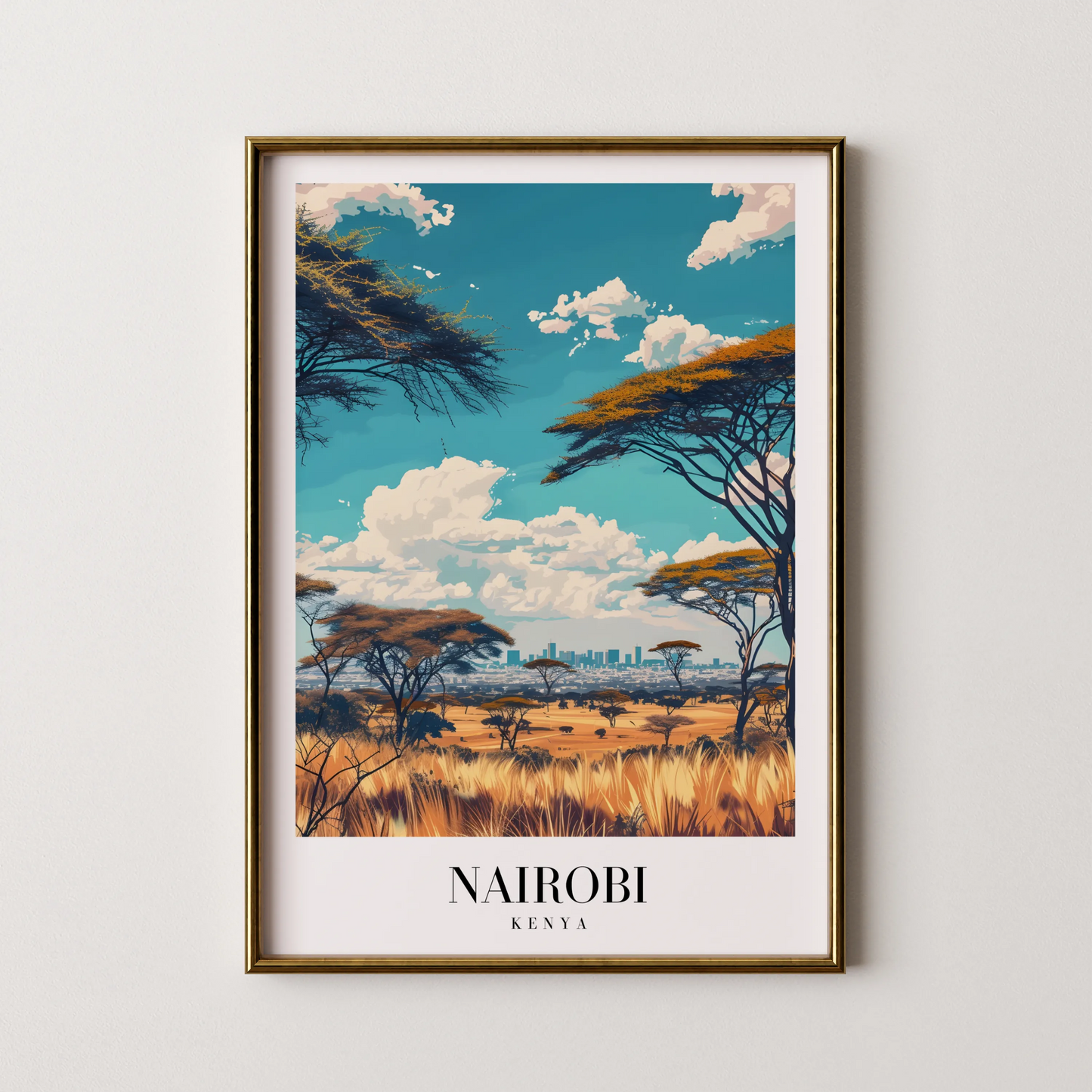 Nairobi, Kenya, City Prints