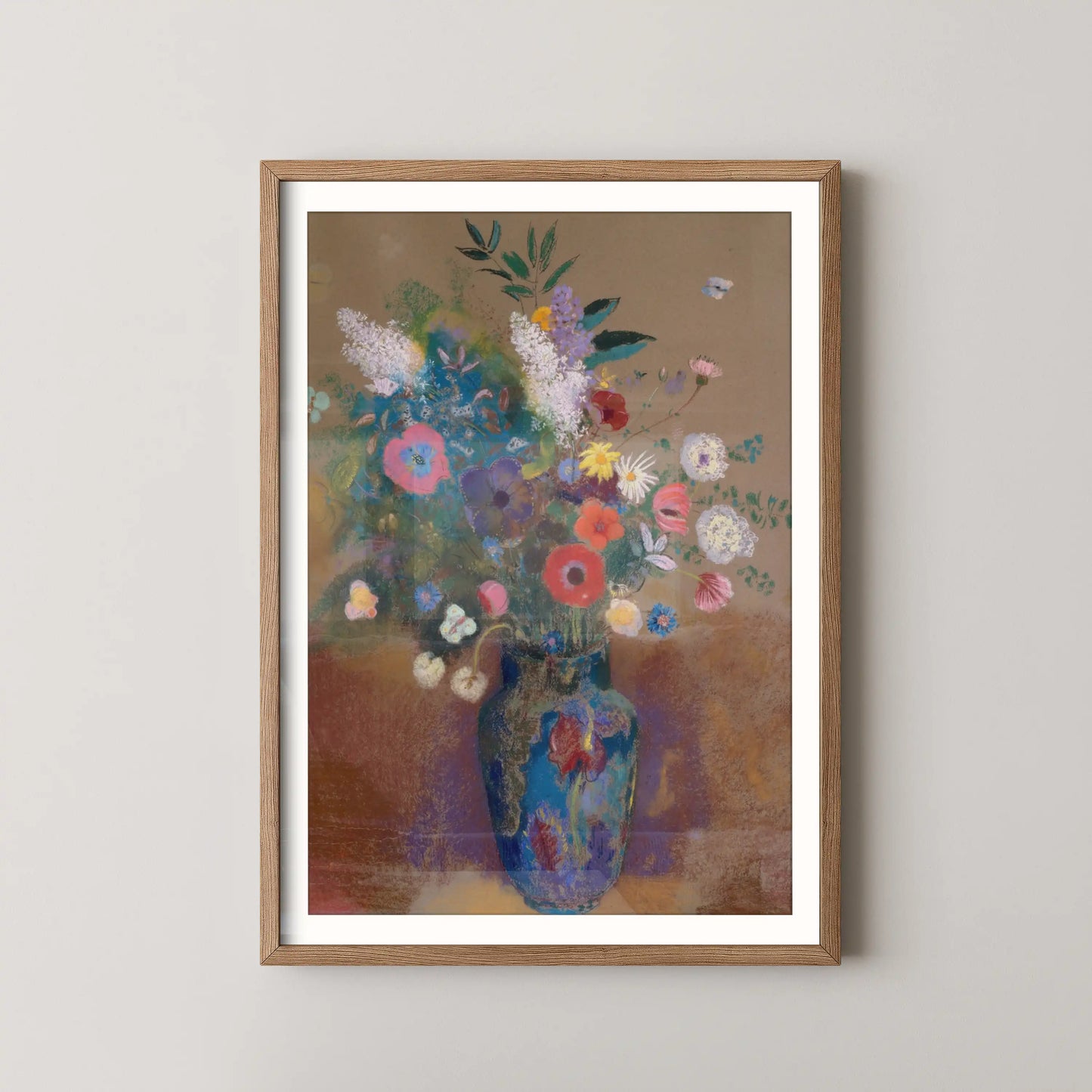 Bouquet of Flowers by Odilon Redon (1900–1905)