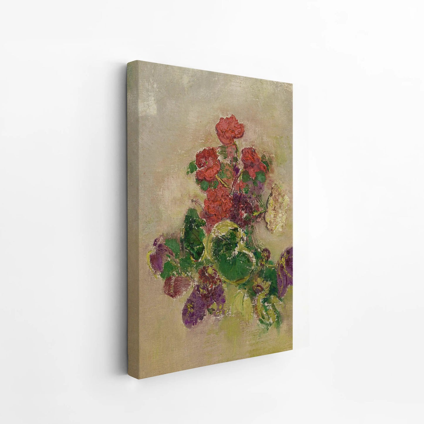 Flowers without a vase by Odilon Redon
