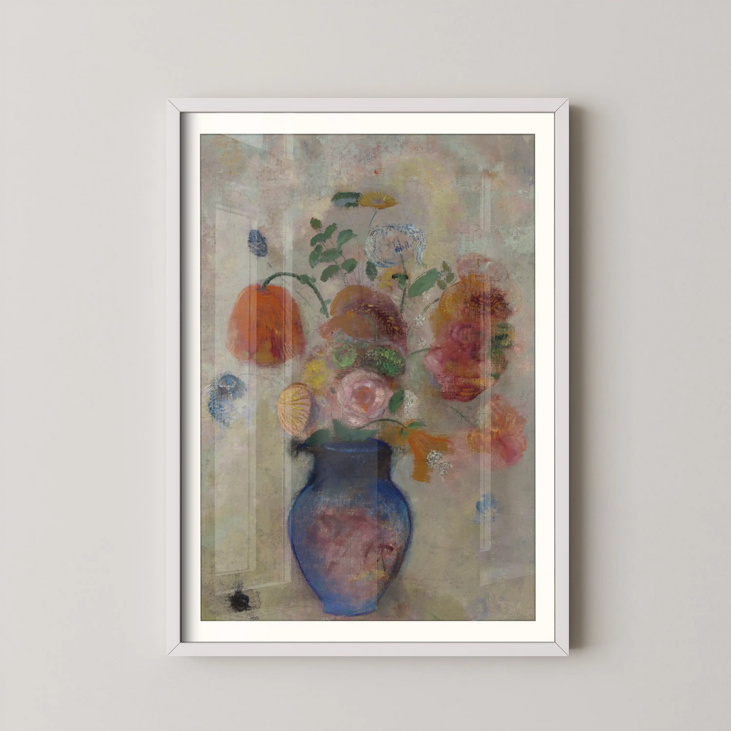 Large Vase with Flowers by Odilon Redon (1912)