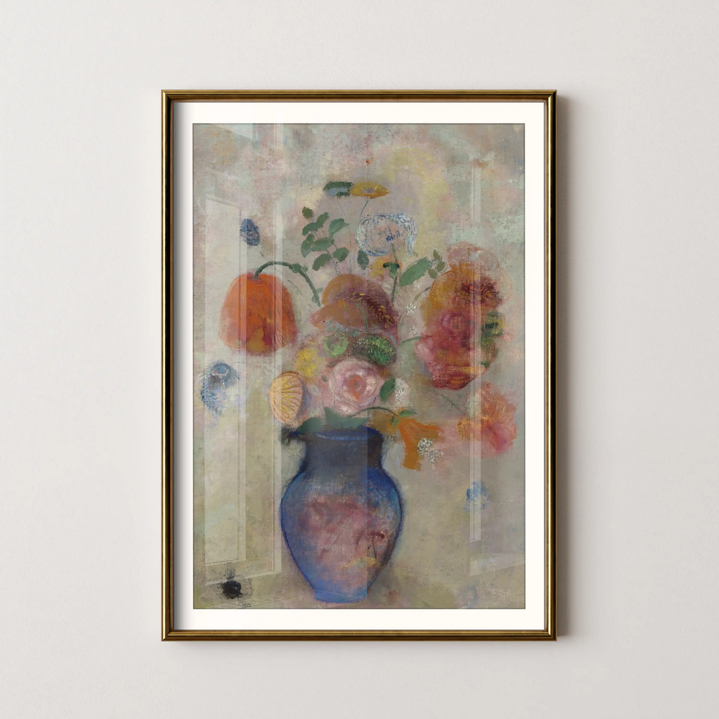 Large Vase with Flowers by Odilon Redon (1912)