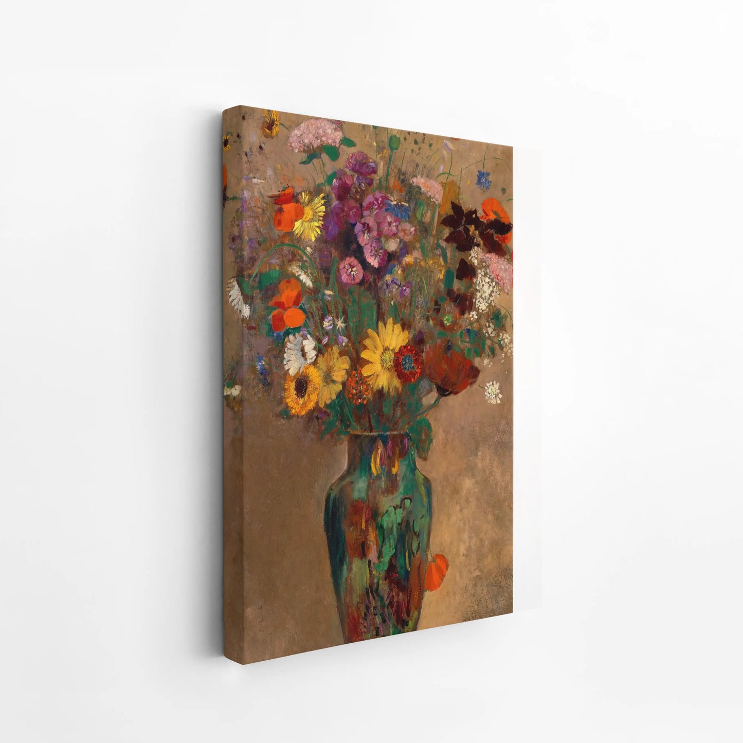 Large bouquet of wildflowers by Odilon Redon (1900-1905)