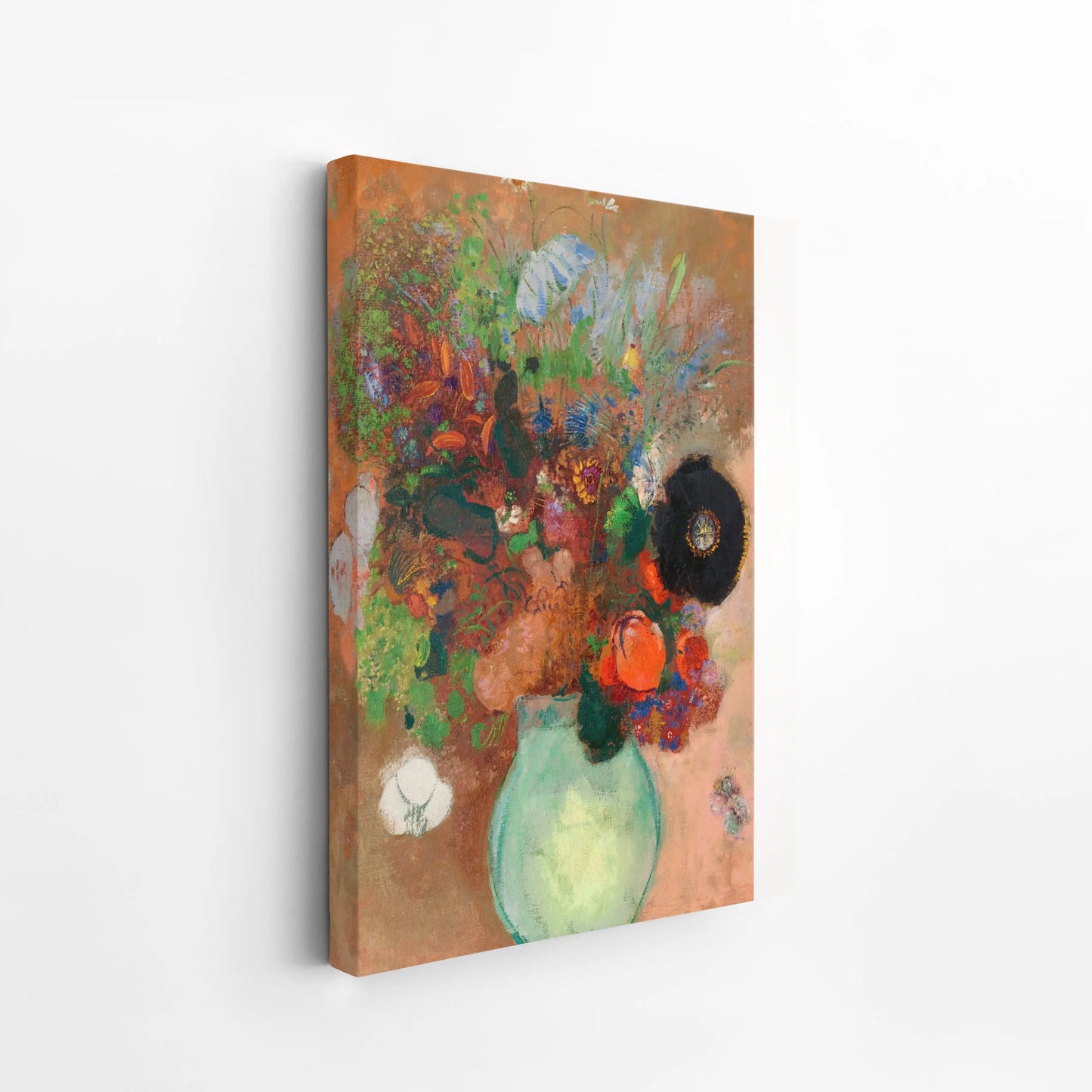 The black poppy by Odilon Redon