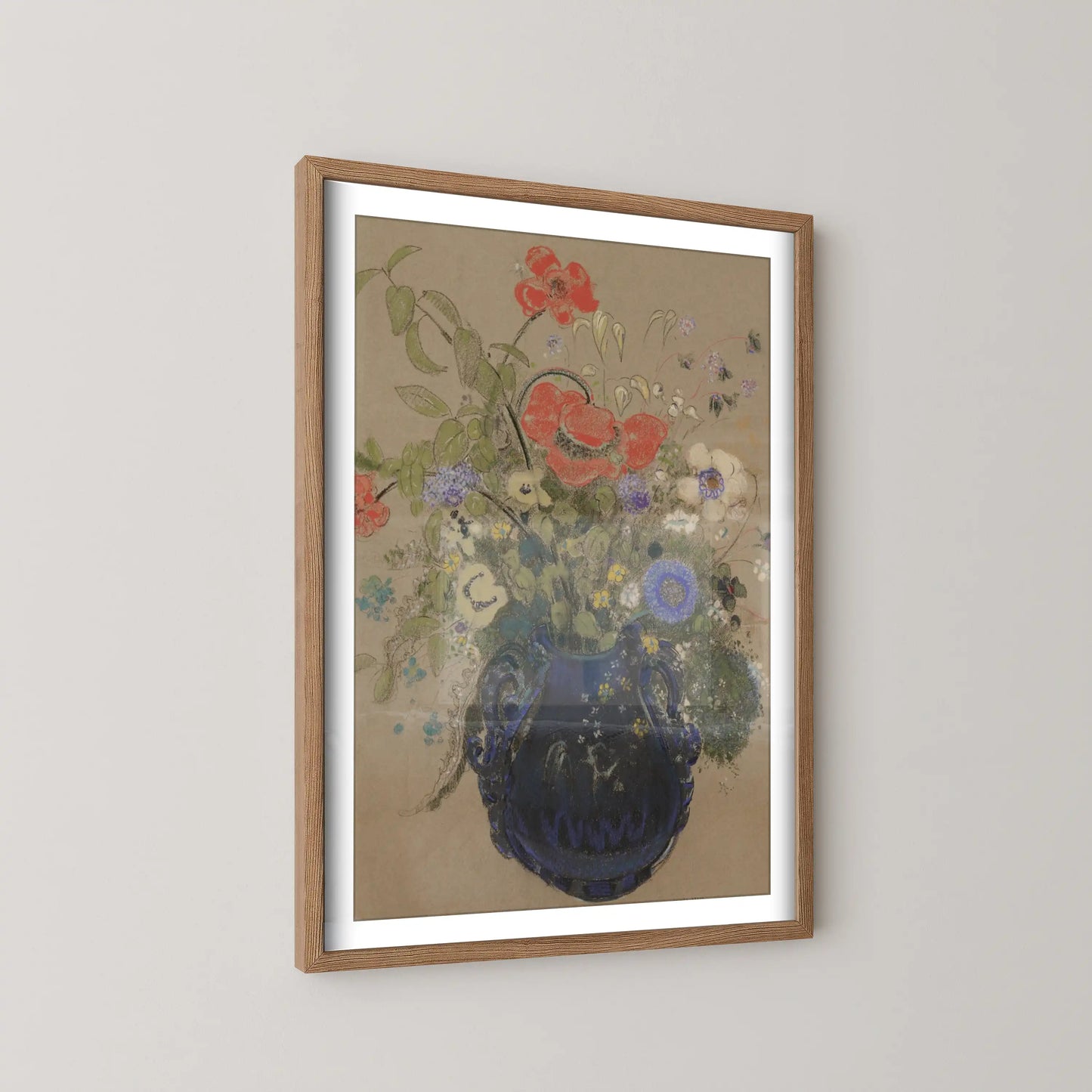 Vase of Flowers by Odilon Redon (1905-1908)