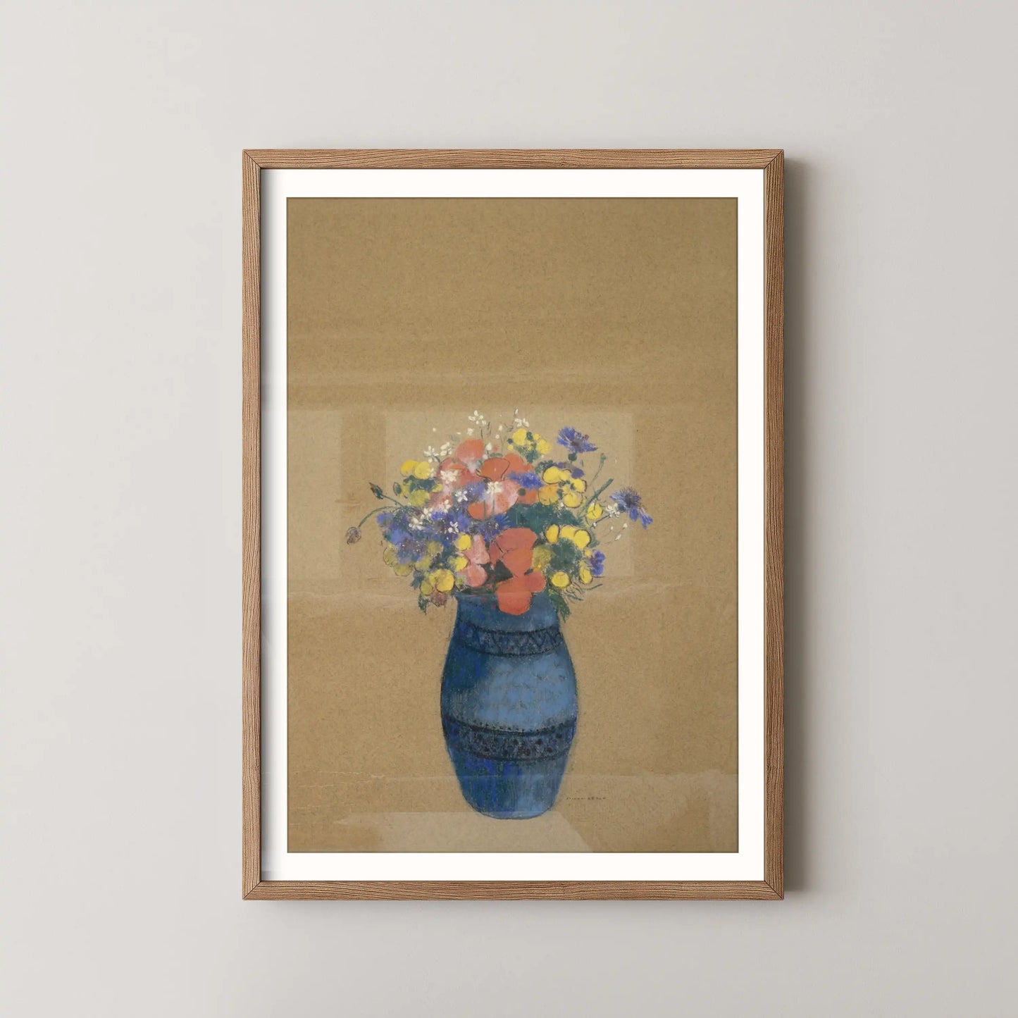 Vase of Flowers by Odilon Redon (1909)