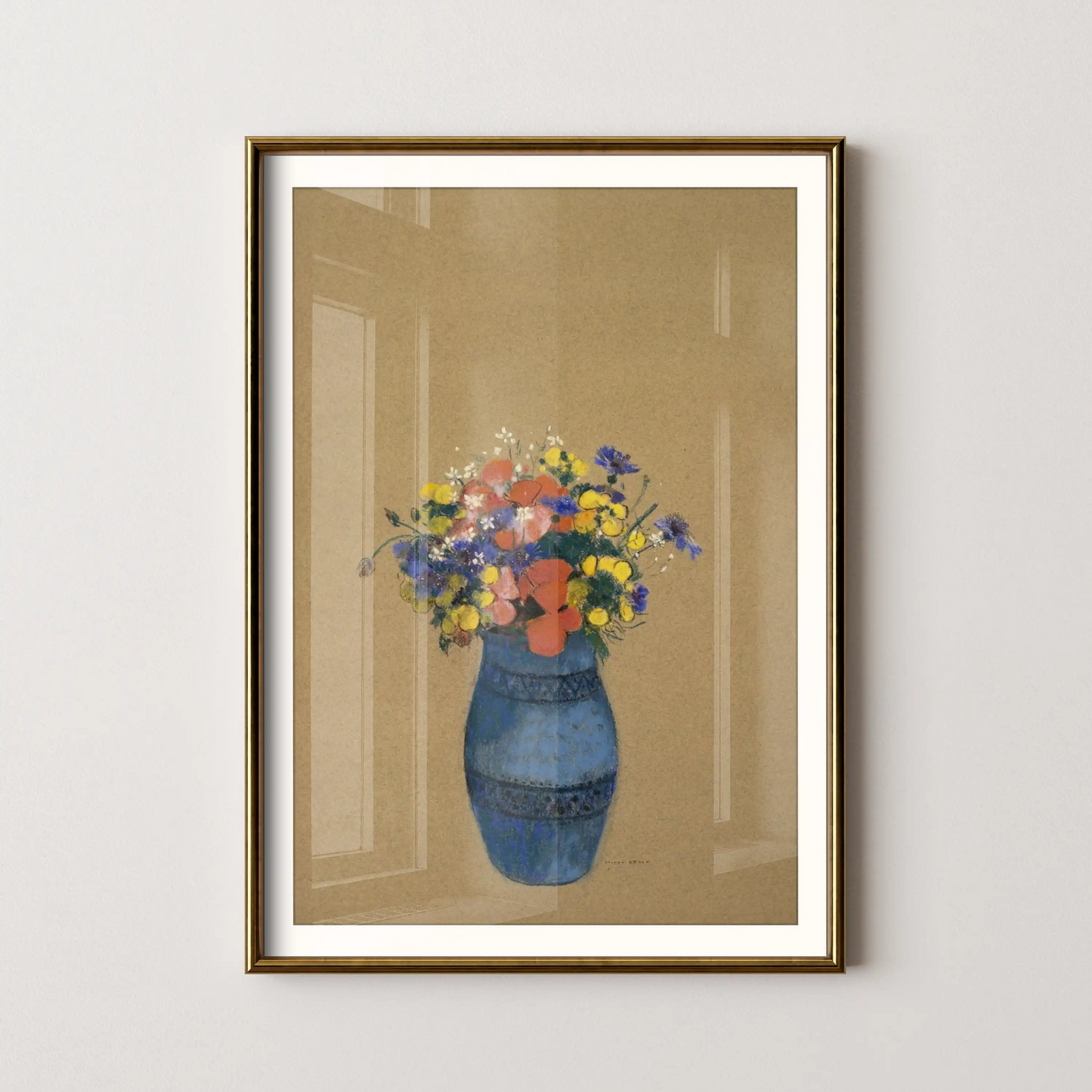 Vase of Flowers by Odilon Redon (1909)