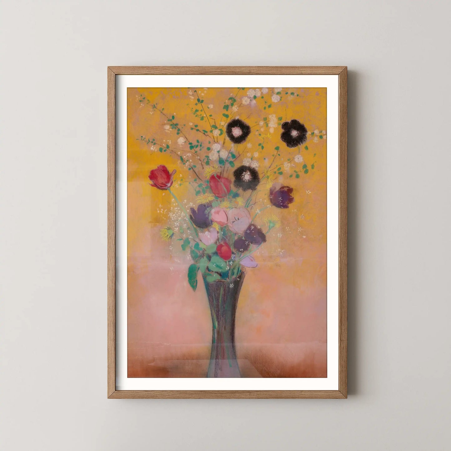 Vase of Flowers by Odilon Redon (1916)