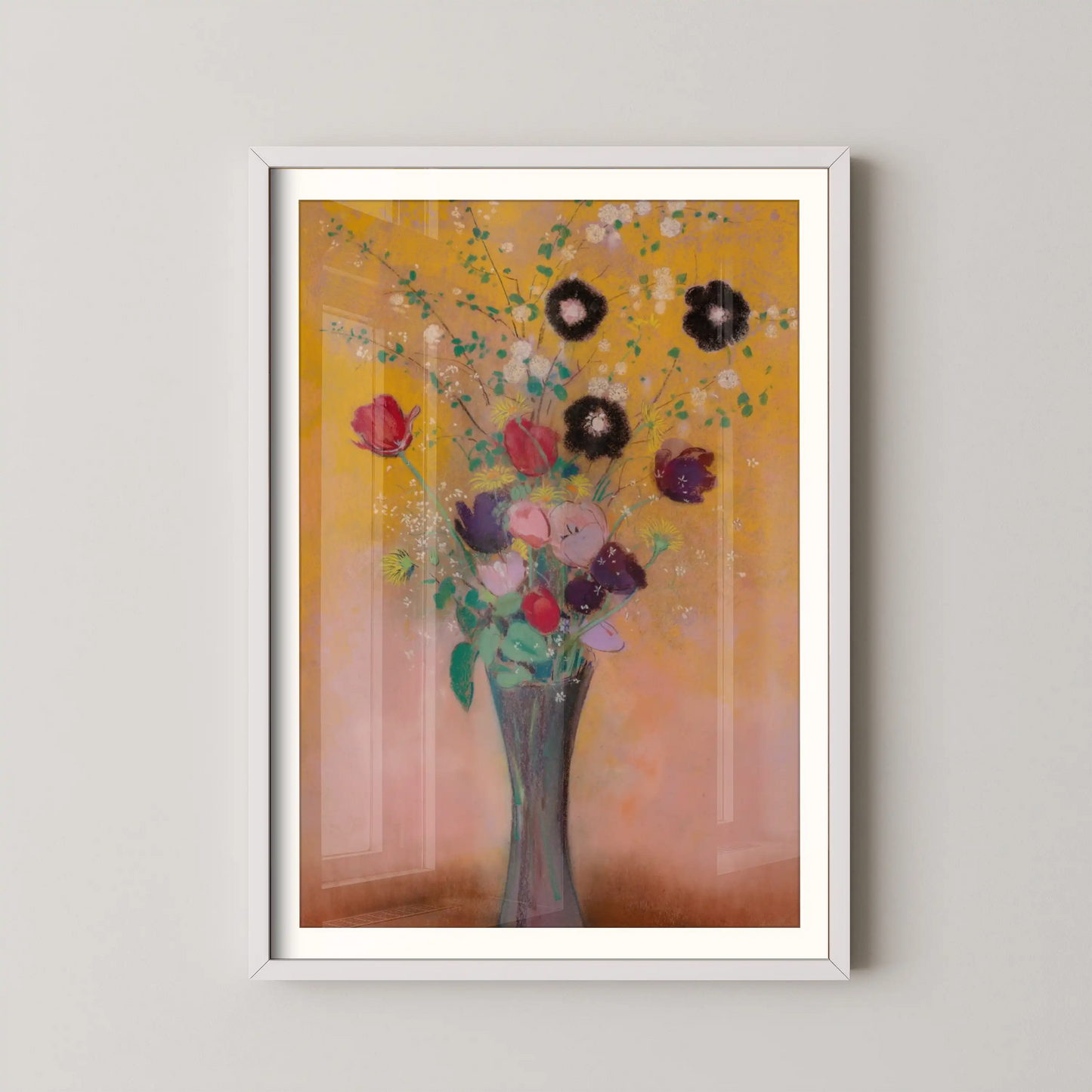 Vase of Flowers by Odilon Redon (1916)