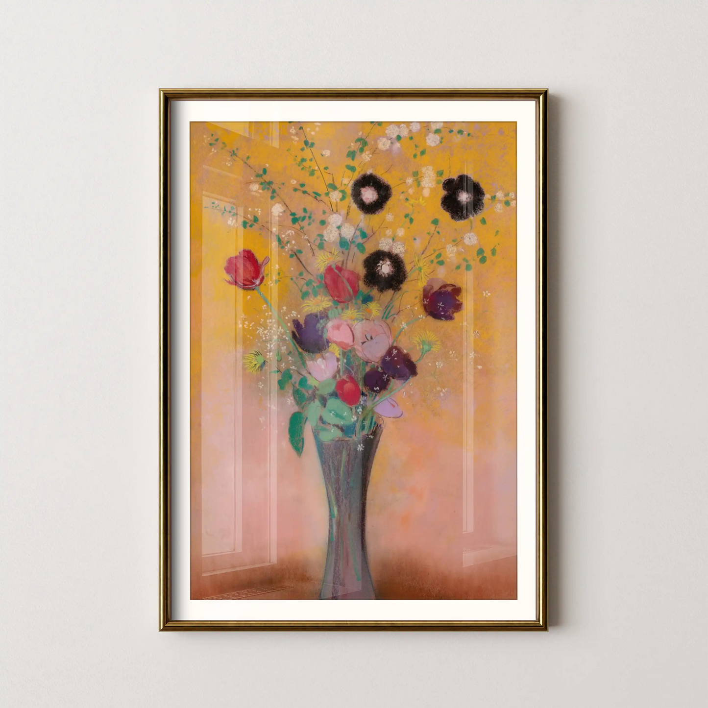 Vase of Flowers by Odilon Redon (1916)
