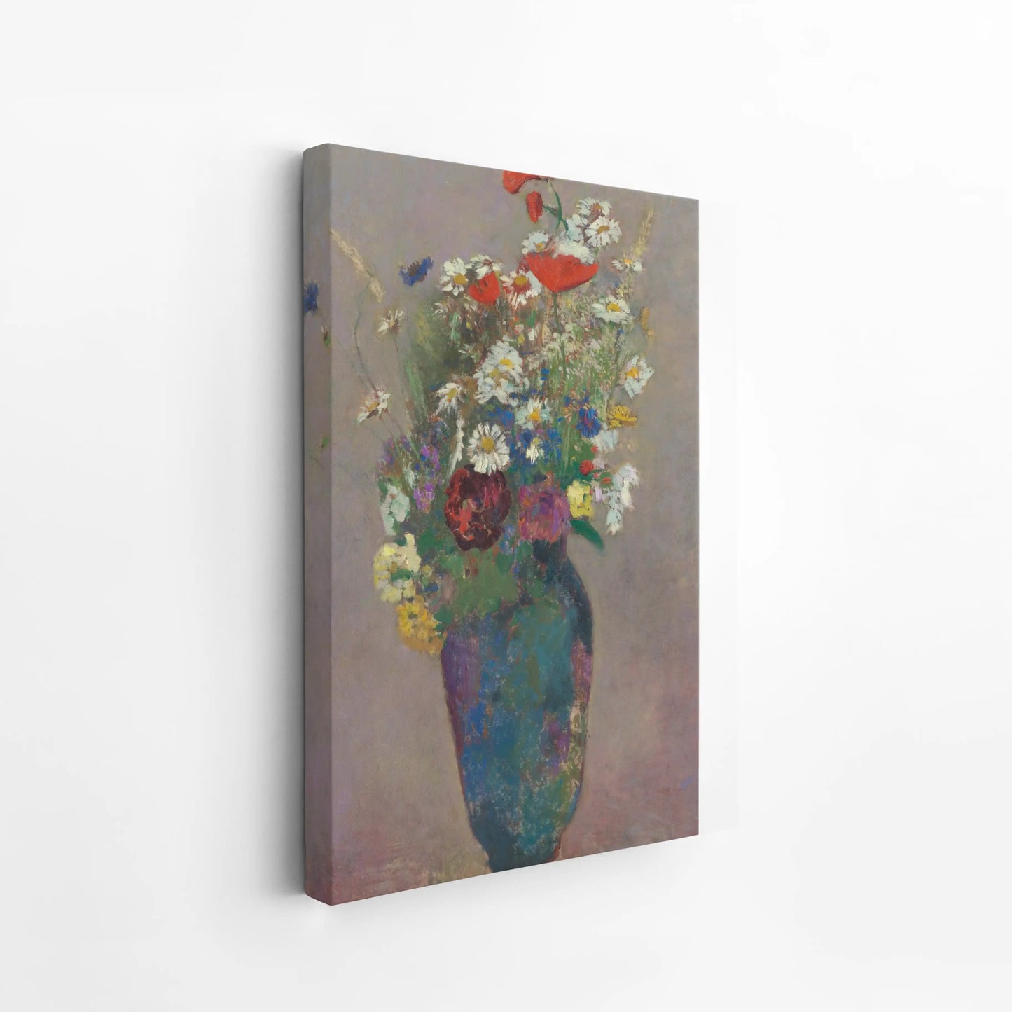 Vision vase of flowers by Odilon Redon (1900)