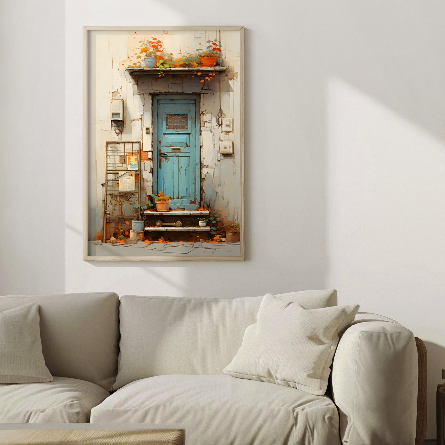 Whispers Behind the blue door