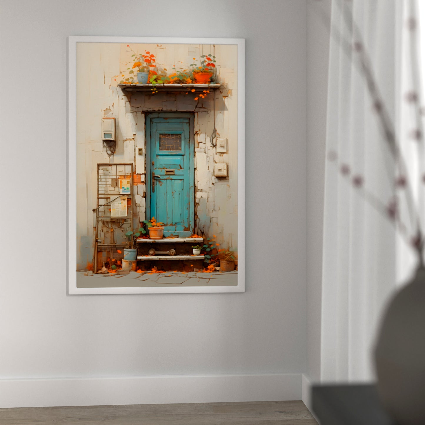 Whispers Behind the blue door