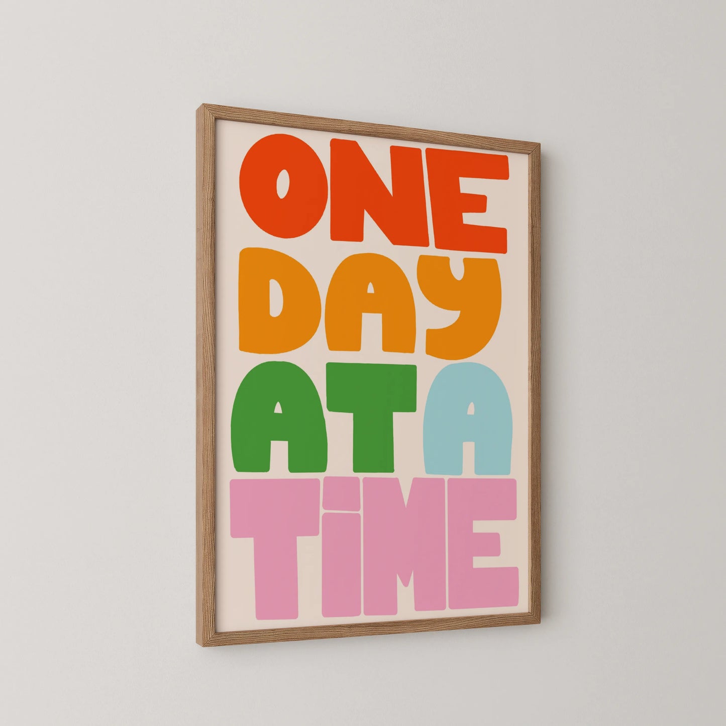 One day at a time - Nursery Prints