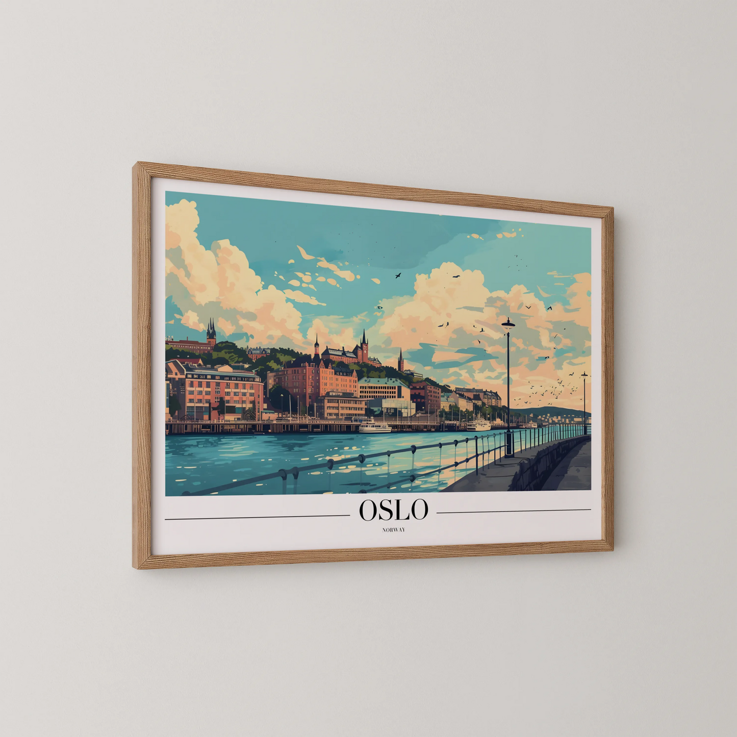 Osla, Norway, City Prints