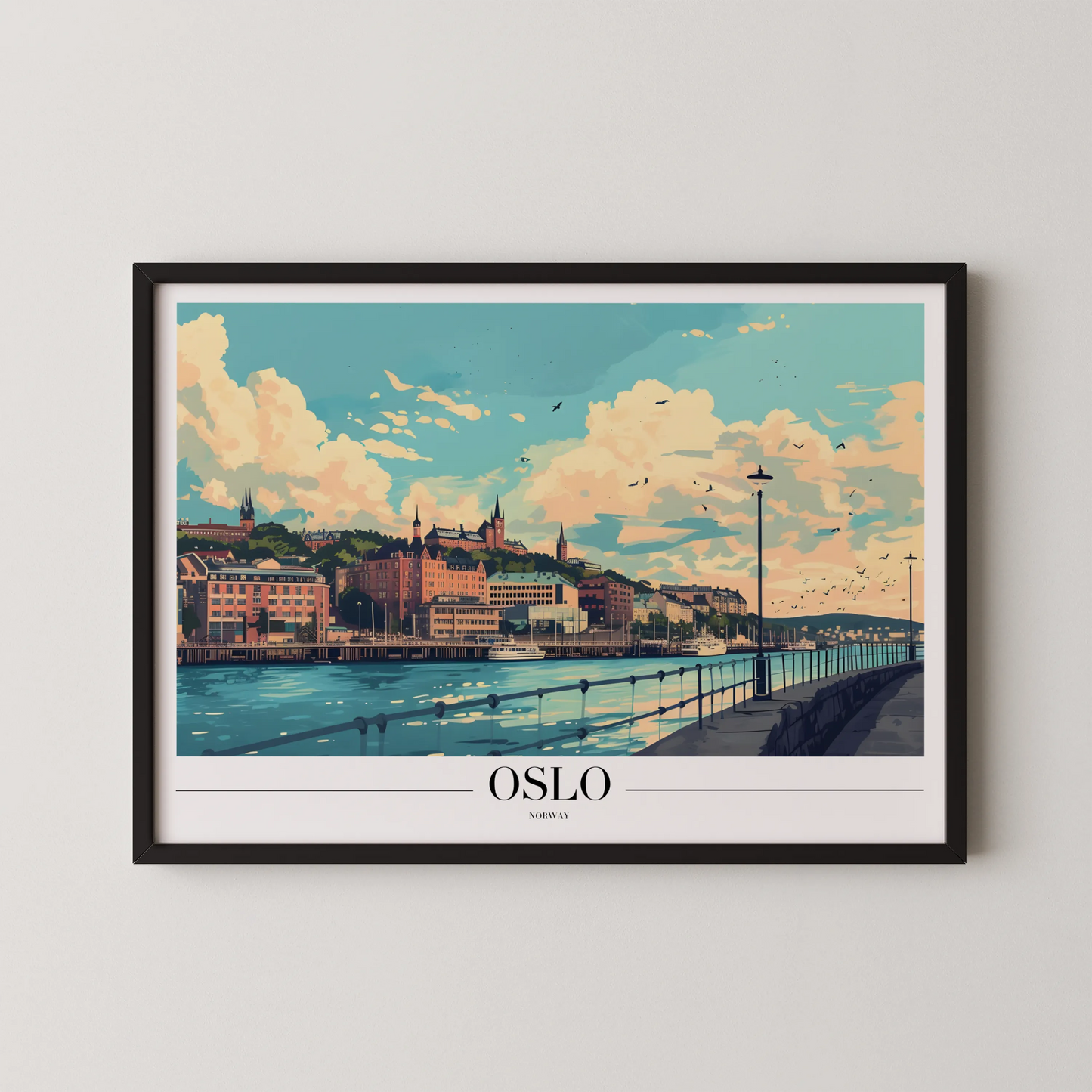 Osla, Norway, City Prints