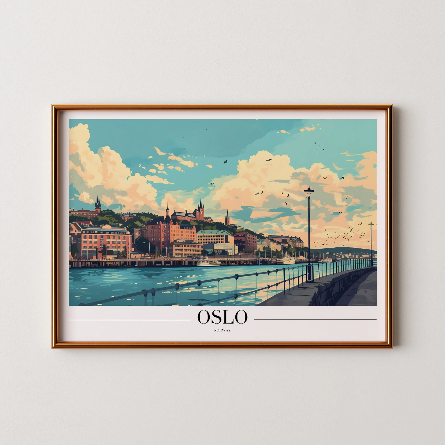 Osla, Norway, City Prints