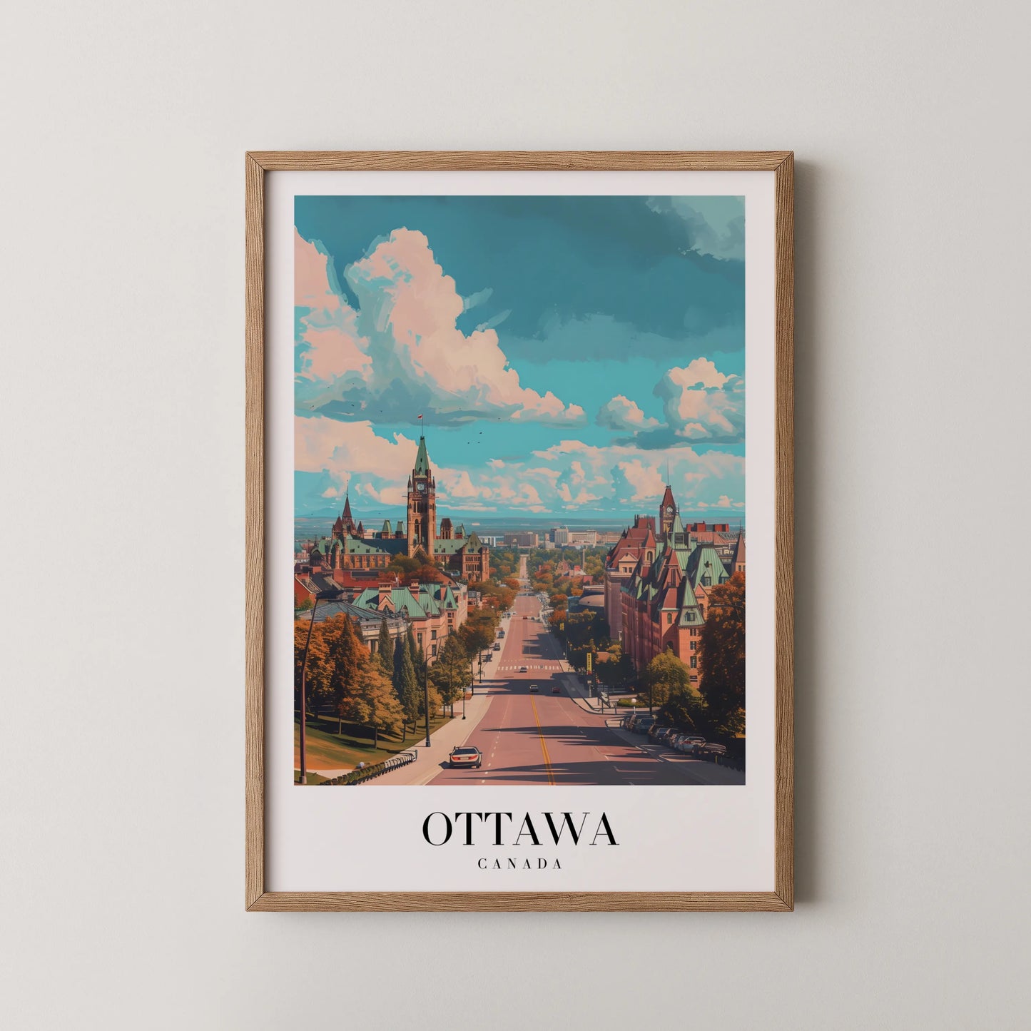 Ottawa, Canada, City Print
