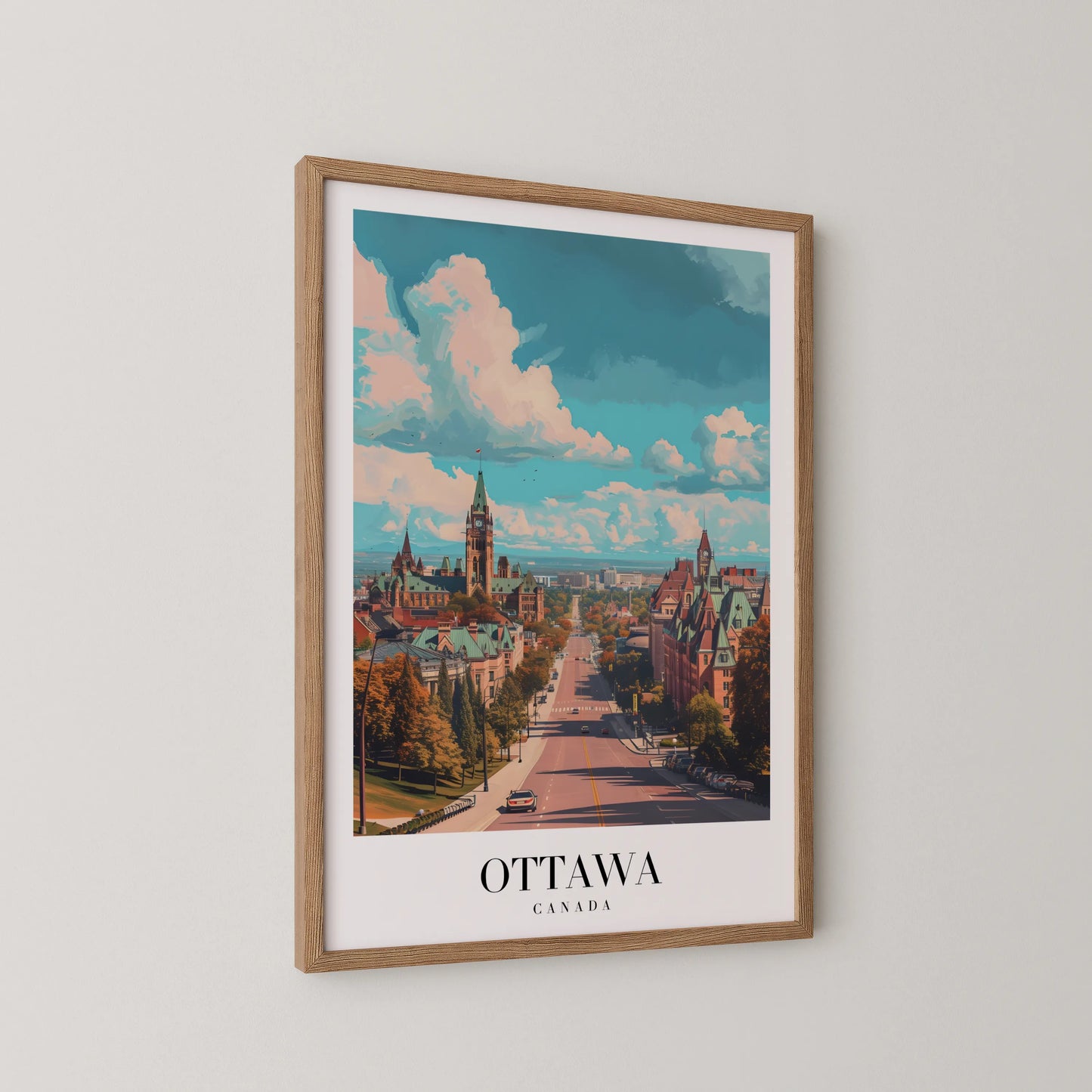 Ottawa, Canada, City Print