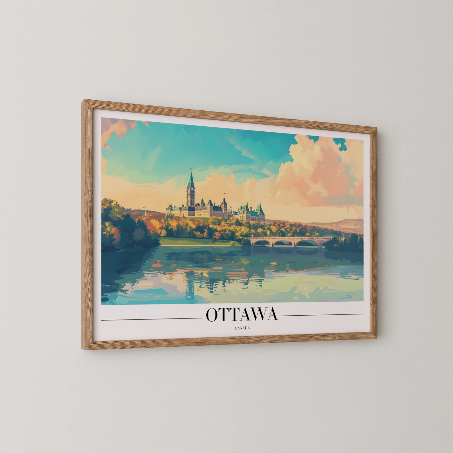 Ottawa, Canada, City Print