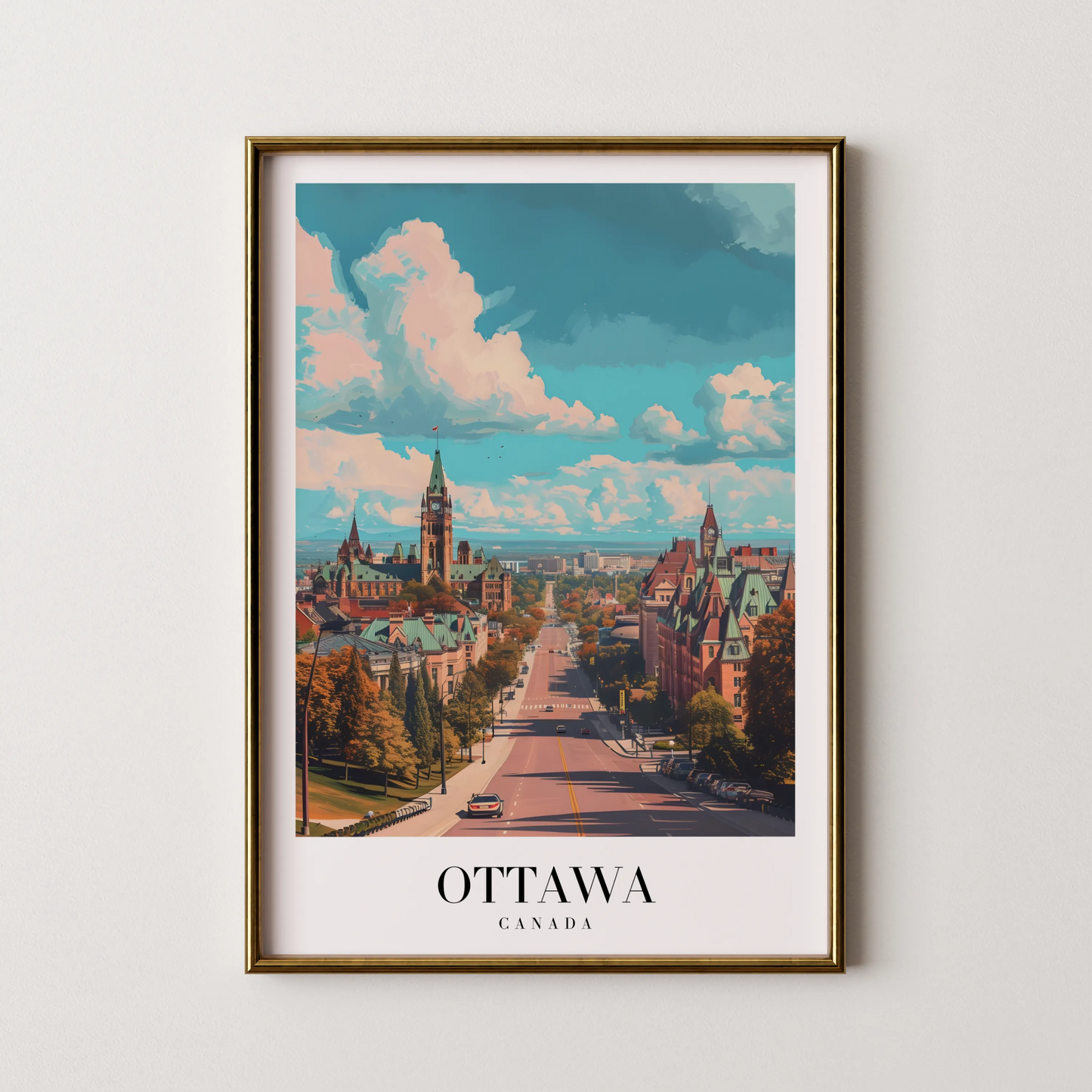 Ottawa, Canada, City Print