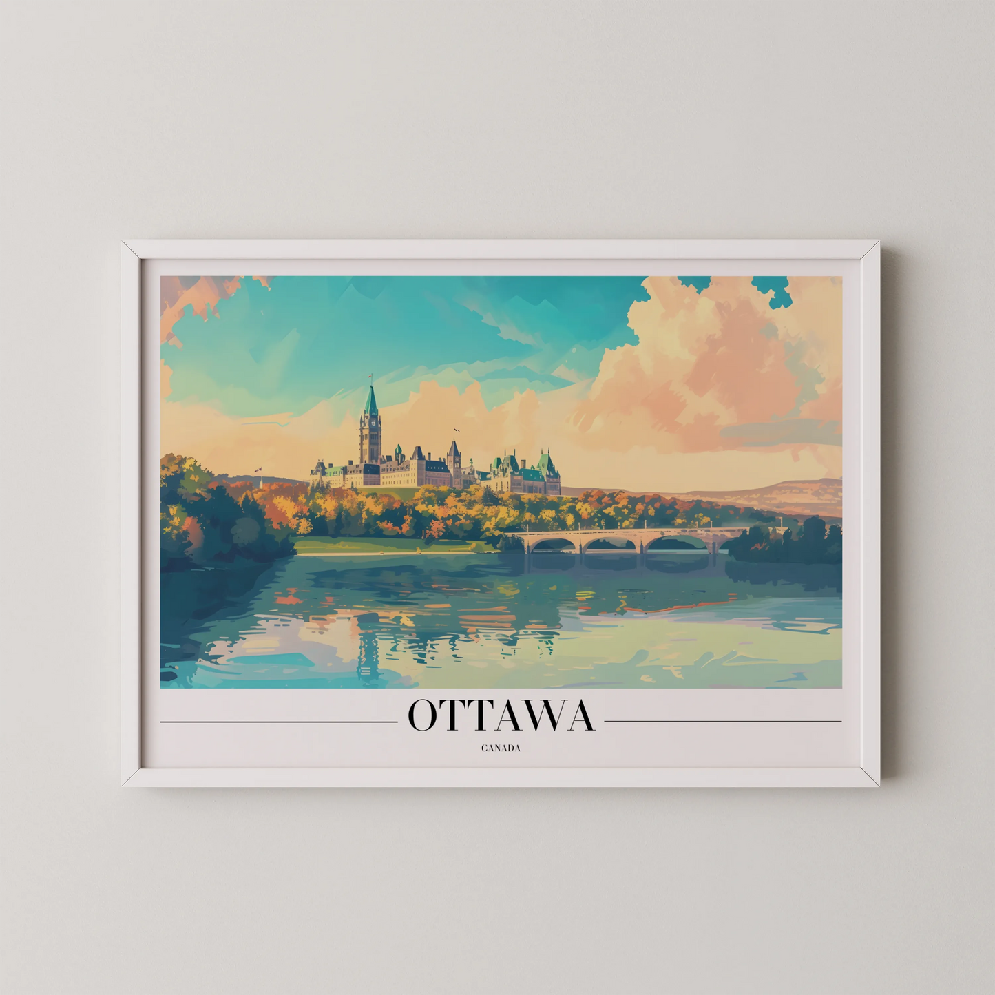 Ottawa, Canada, City Print