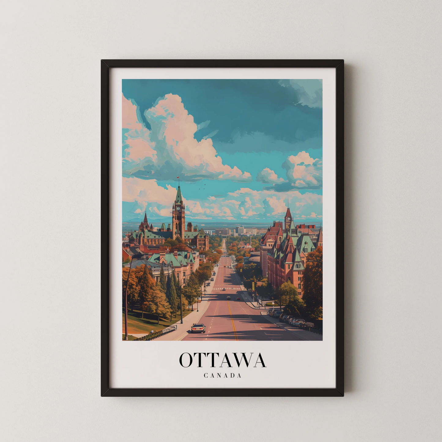 Ottawa, Canada, City Print