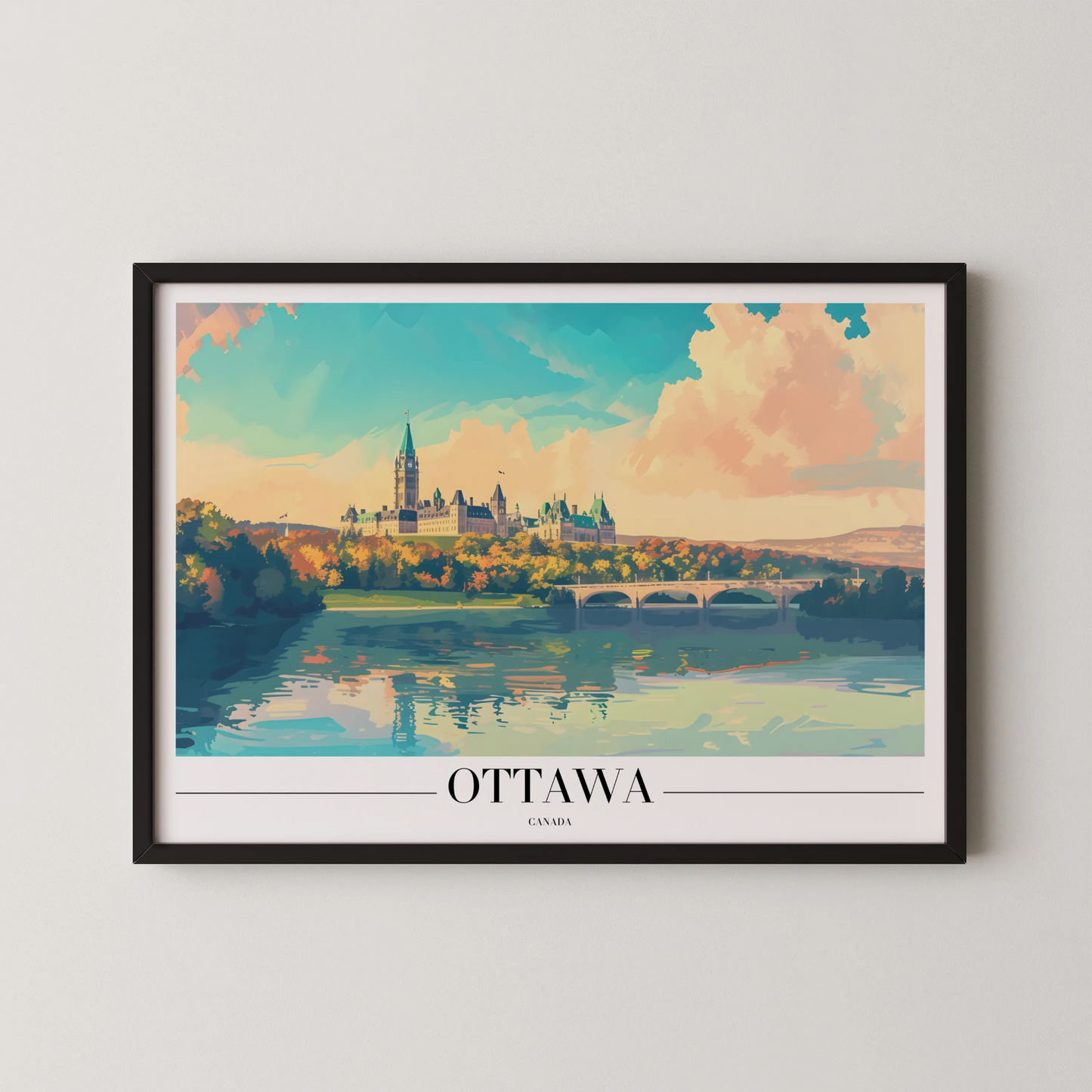 Ottawa, Canada, City Print