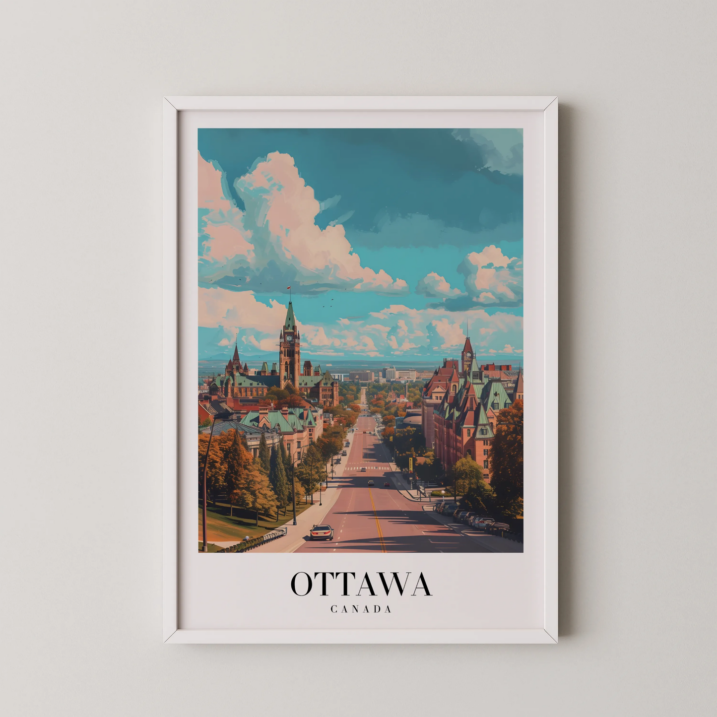 Ottawa, Canada, City Print