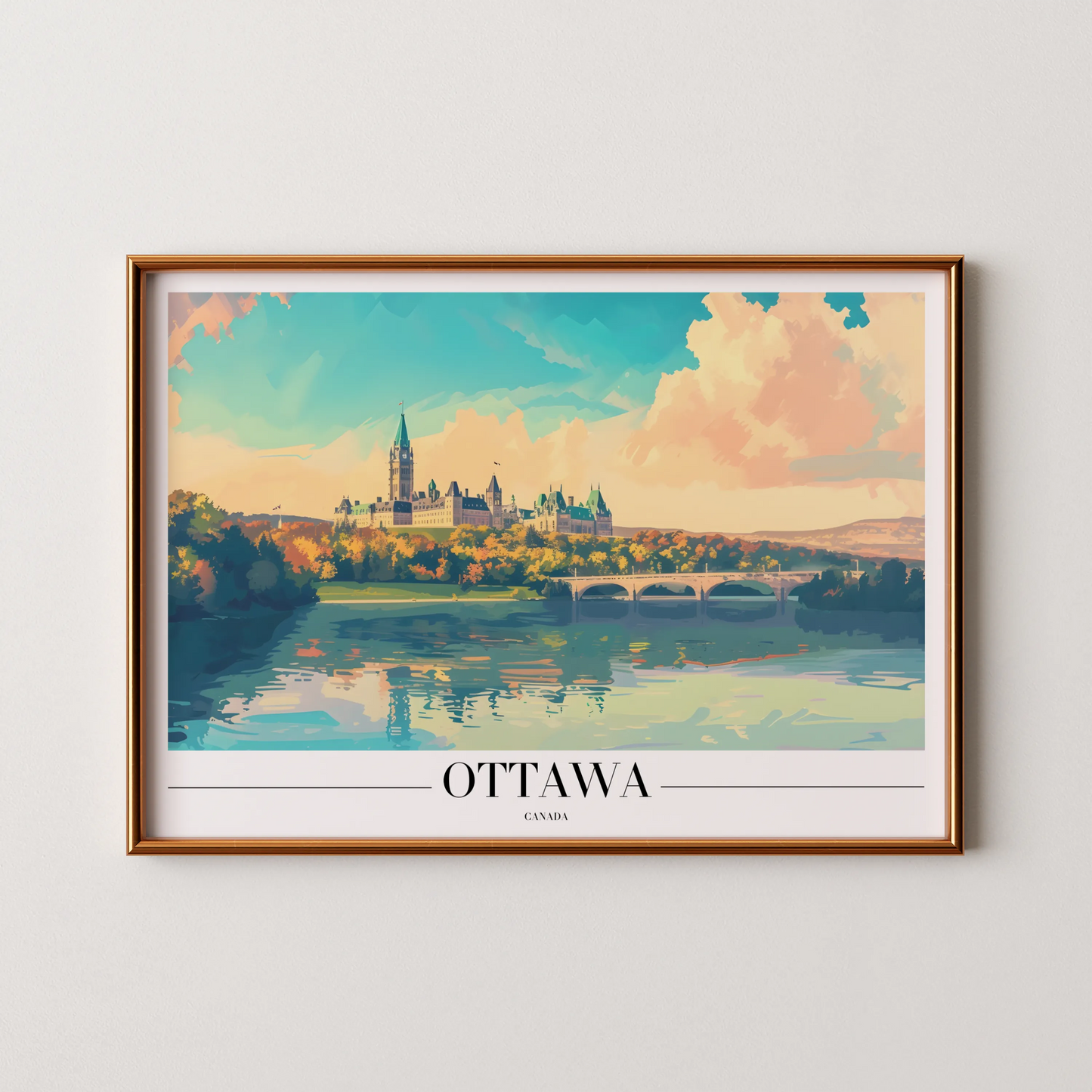 Ottawa, Canada, City Print