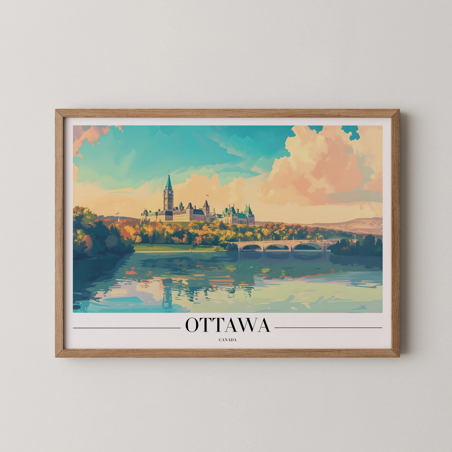 Ottawa, Canada, City Print