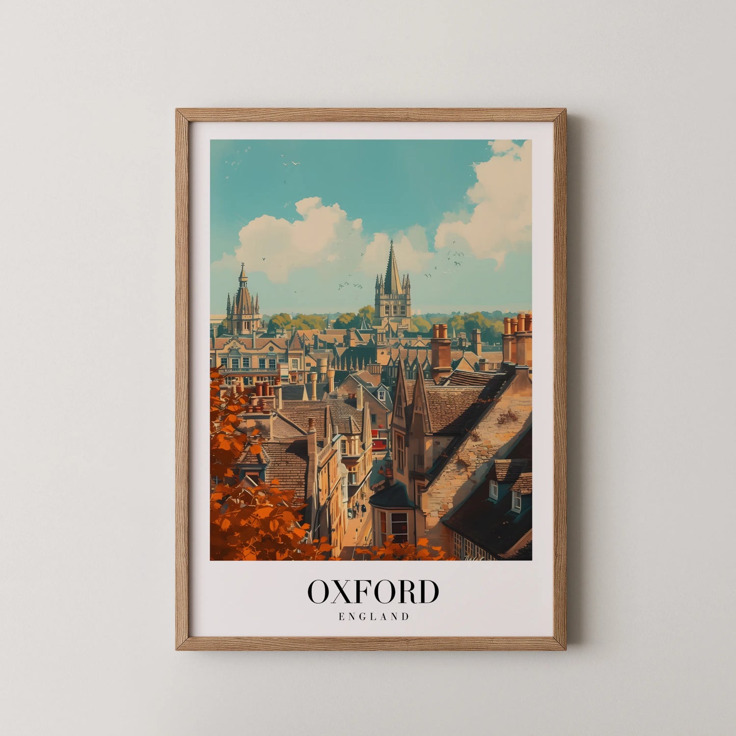 Oxford, England, City Prints