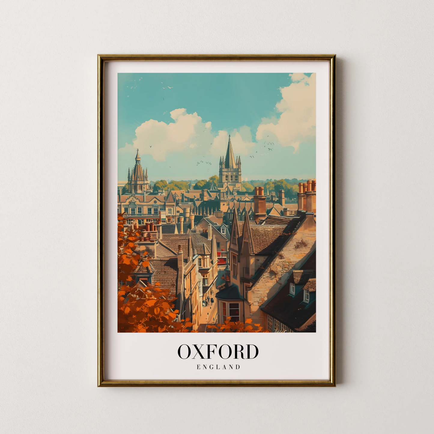 Oxford, England, City Prints