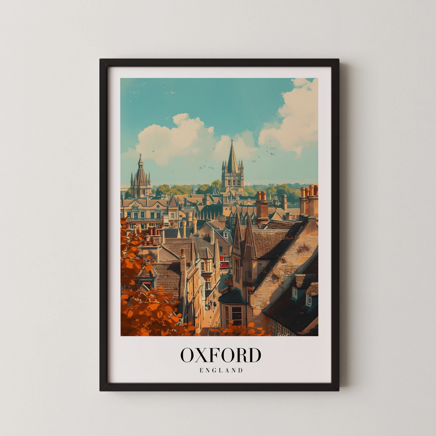 Oxford, England, City Prints