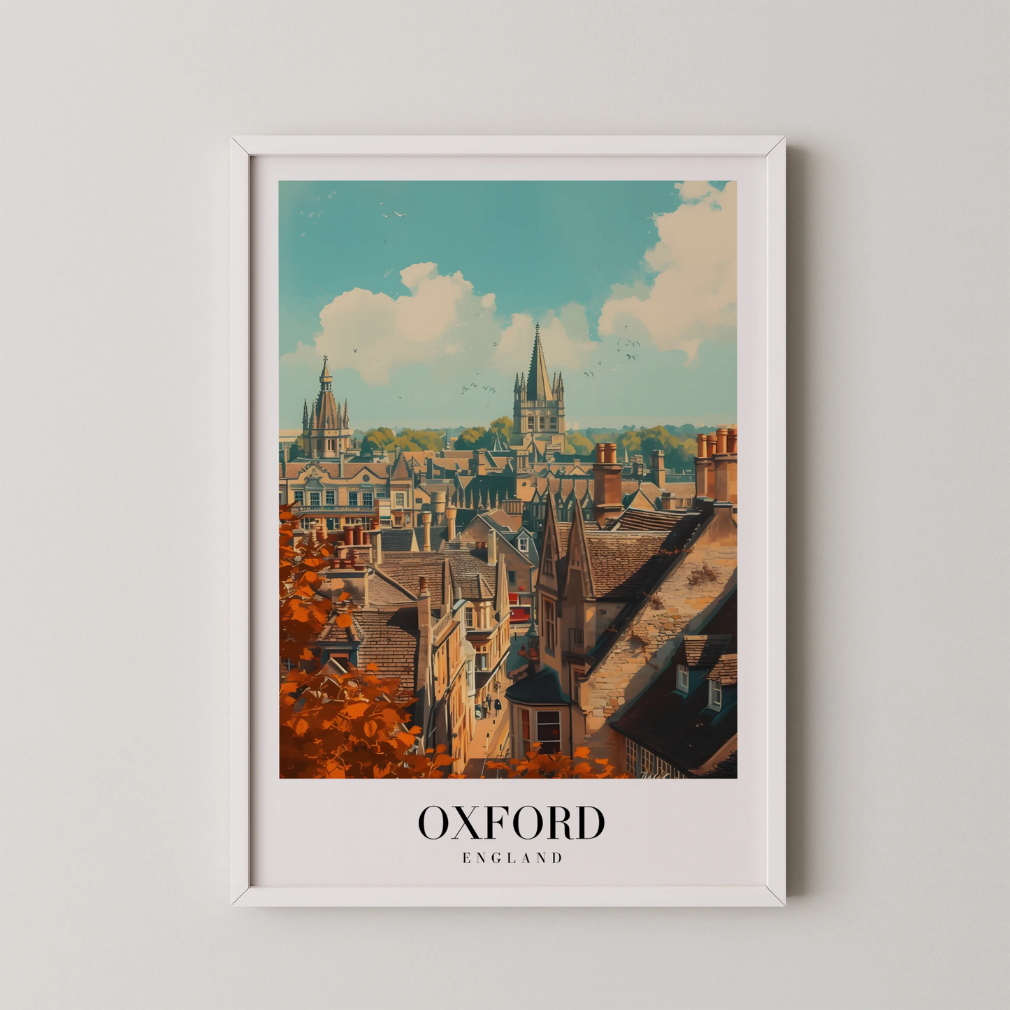 Oxford, England, City Prints