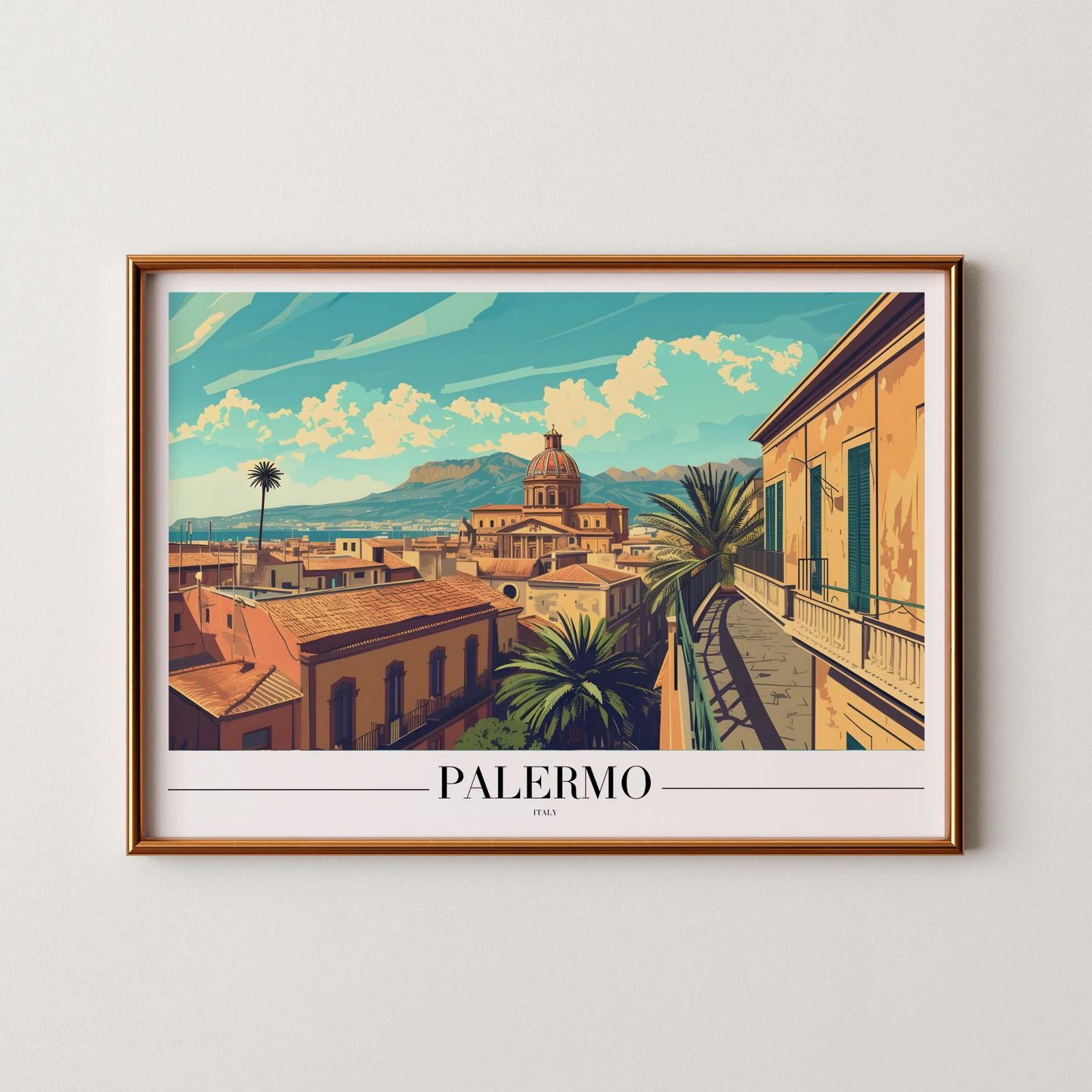 Palermo, Italy, City Prints
