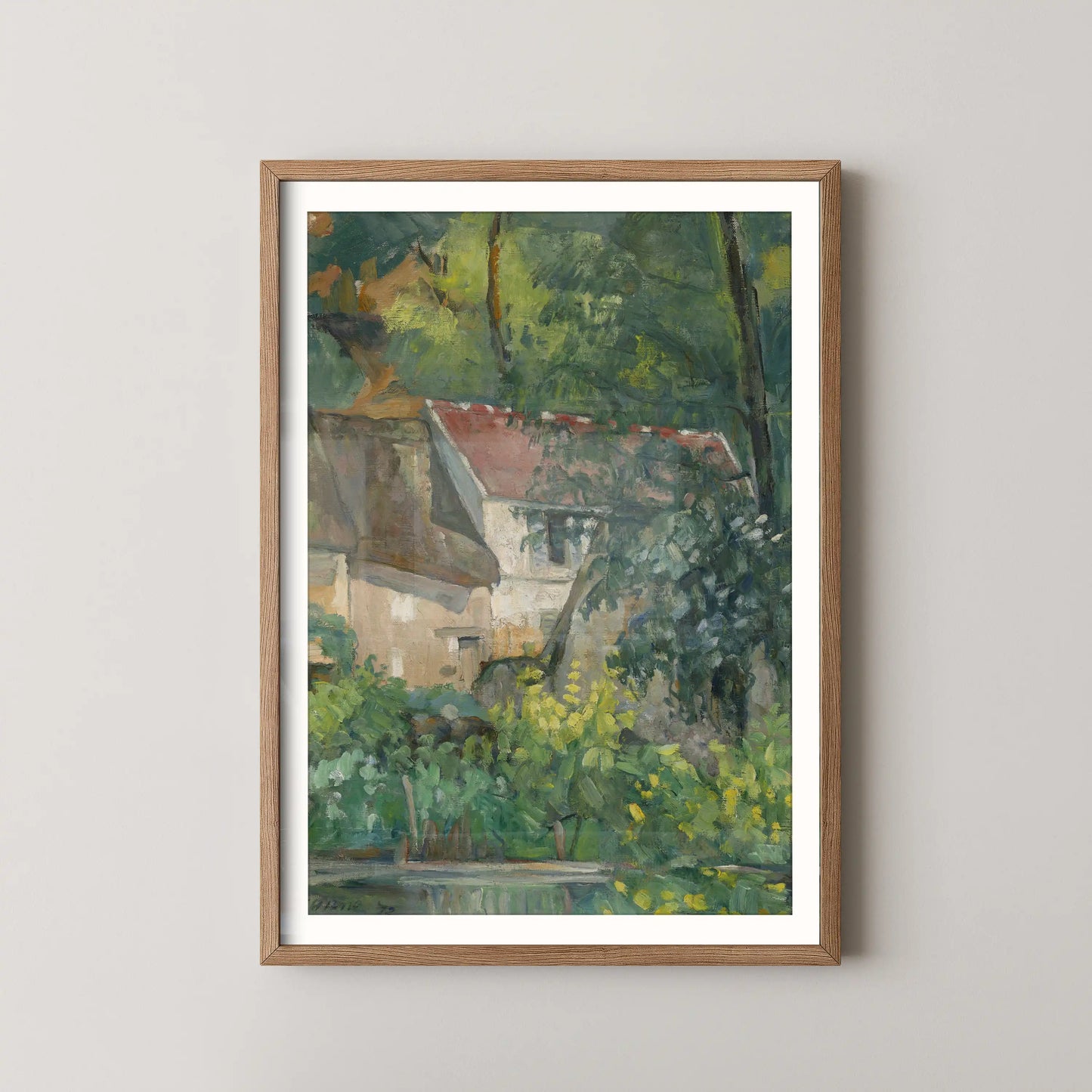 House of Père Lacroix by Paul Cézanne (1873)