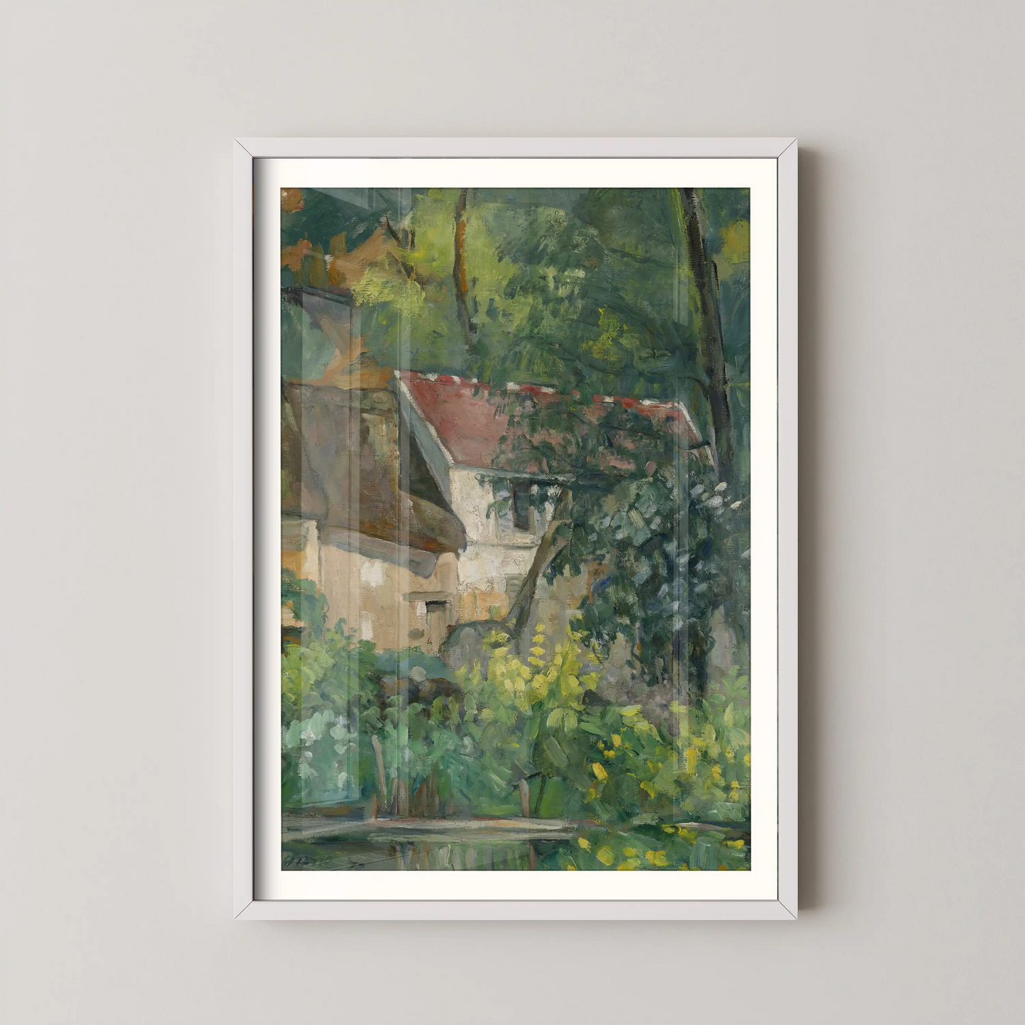 House of Père Lacroix by Paul Cézanne (1873)