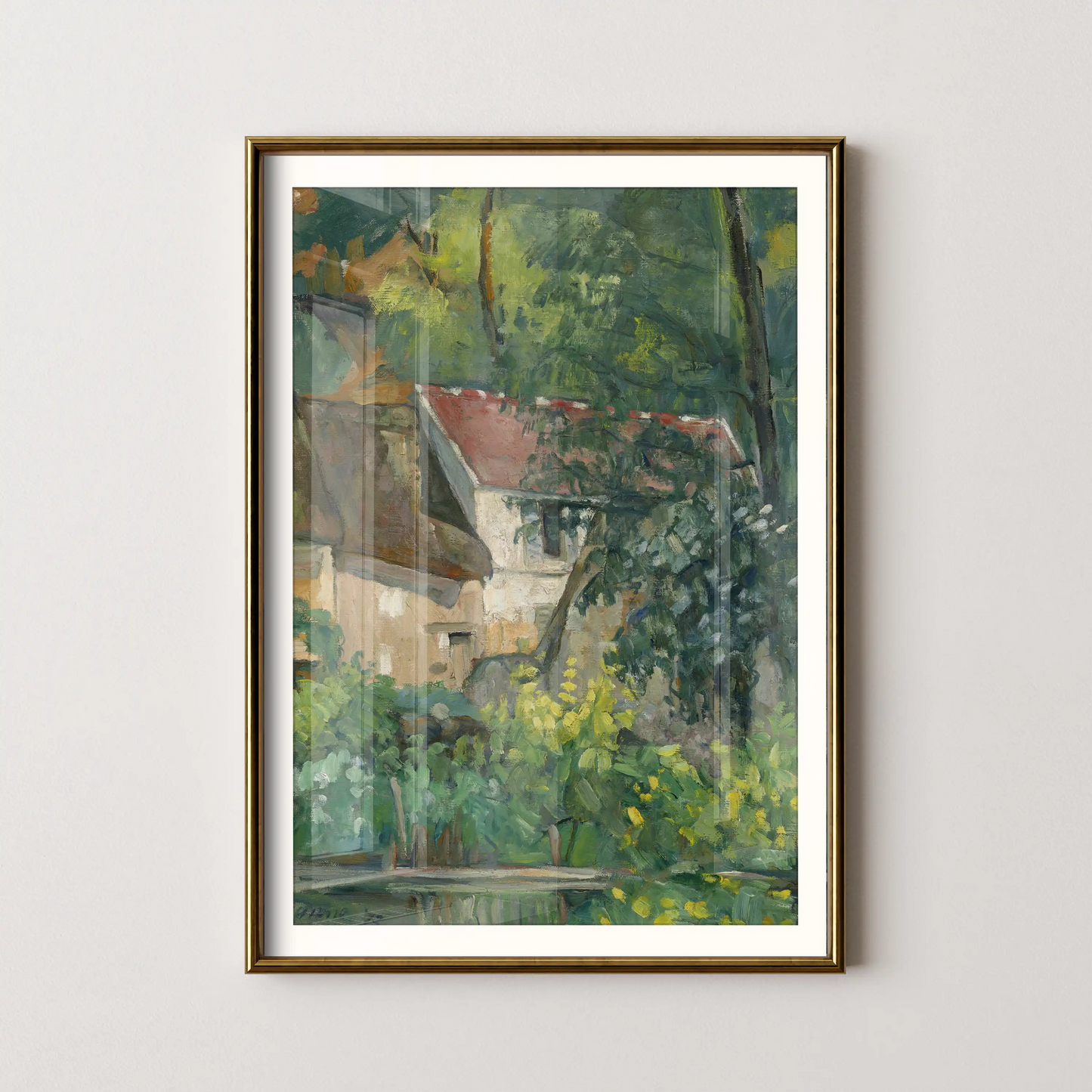 House of Père Lacroix by Paul Cézanne (1873)