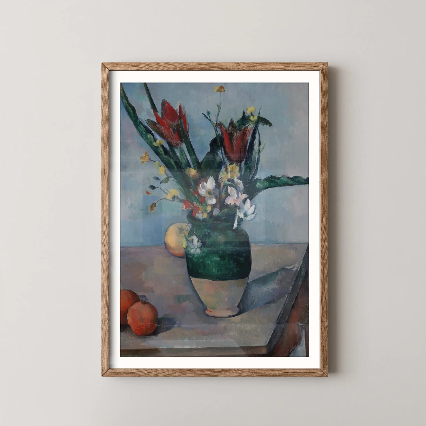 The Vase of Tulips by Paul Cézanne (1890)