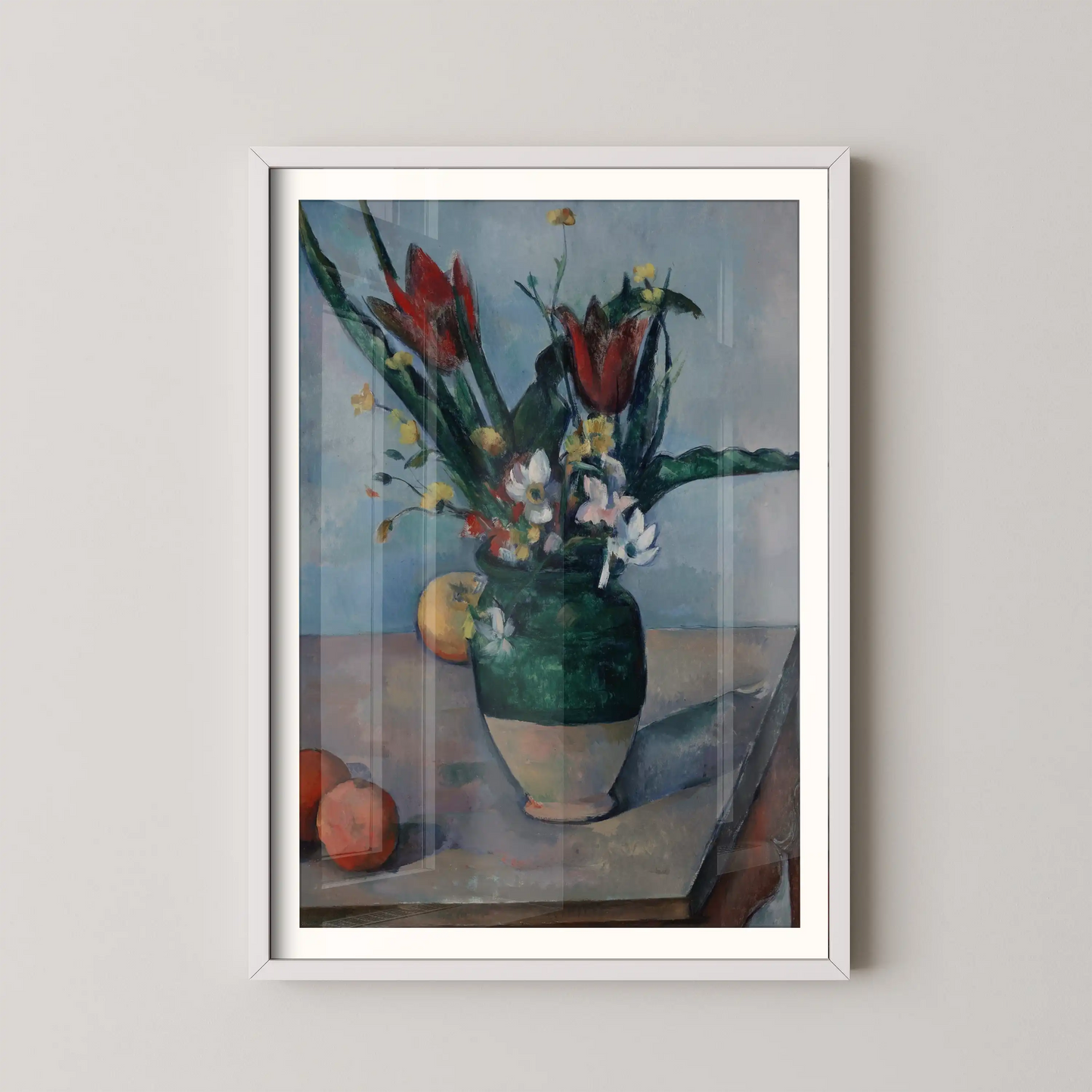 The Vase of Tulips by Paul Cézanne (1890)