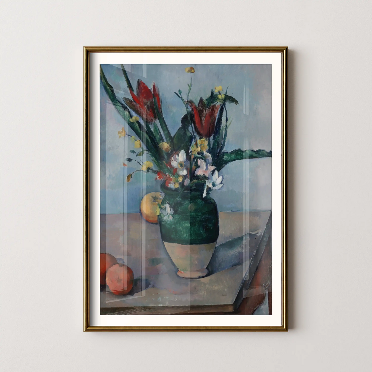 The Vase of Tulips by Paul Cézanne (1890)
