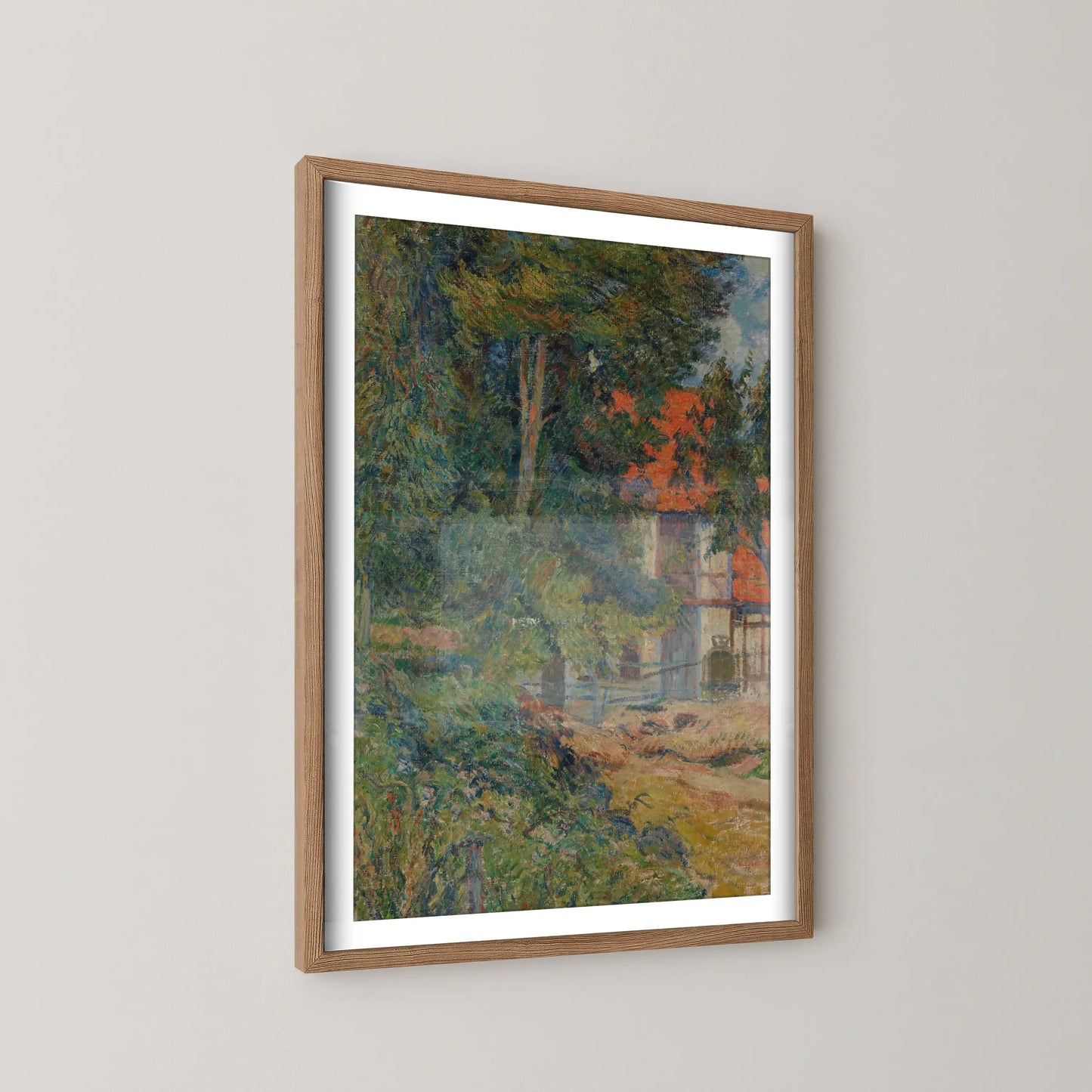 Etable près de Dieppe II by Paul Gauguin (1885)