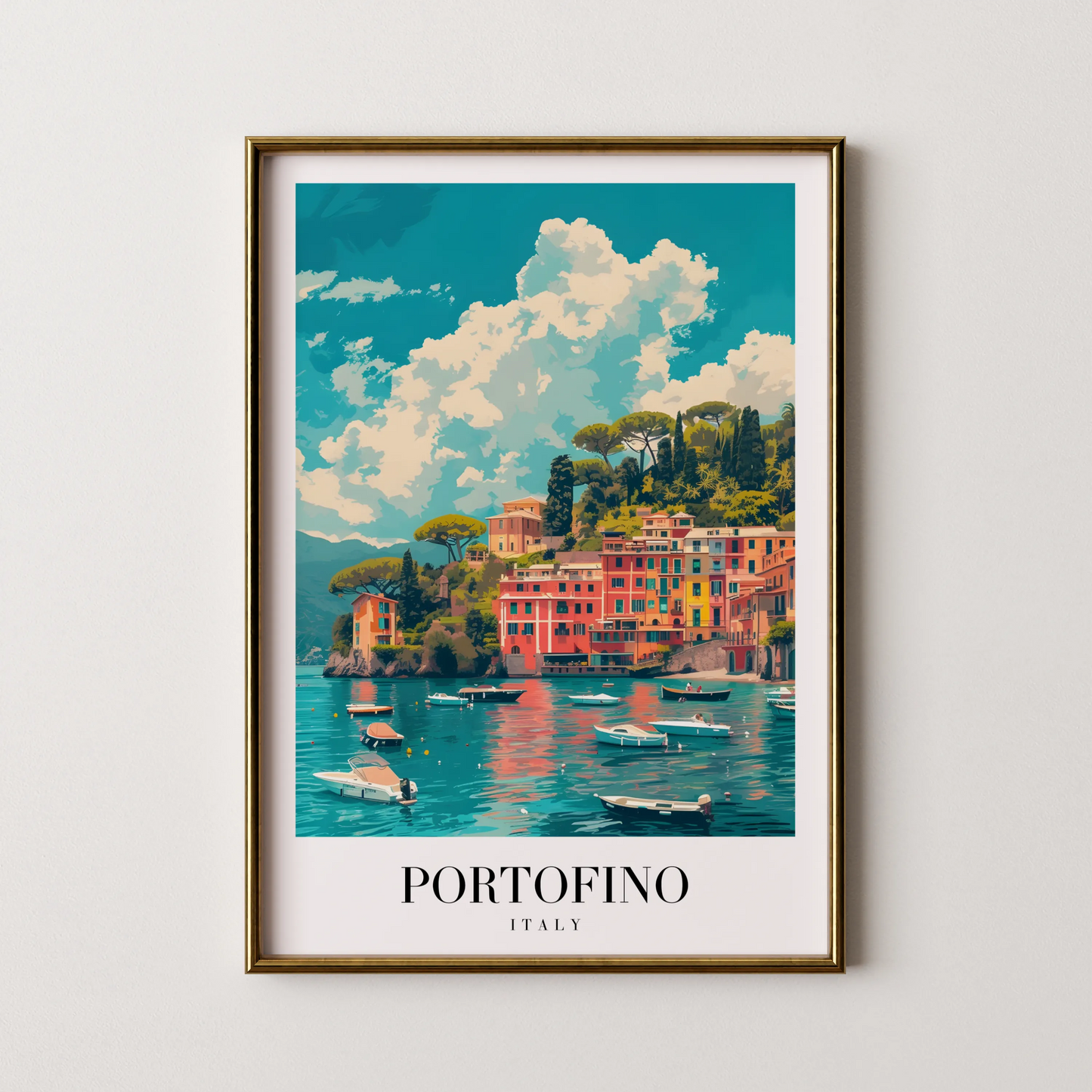 Portofino, Italy, City Prints