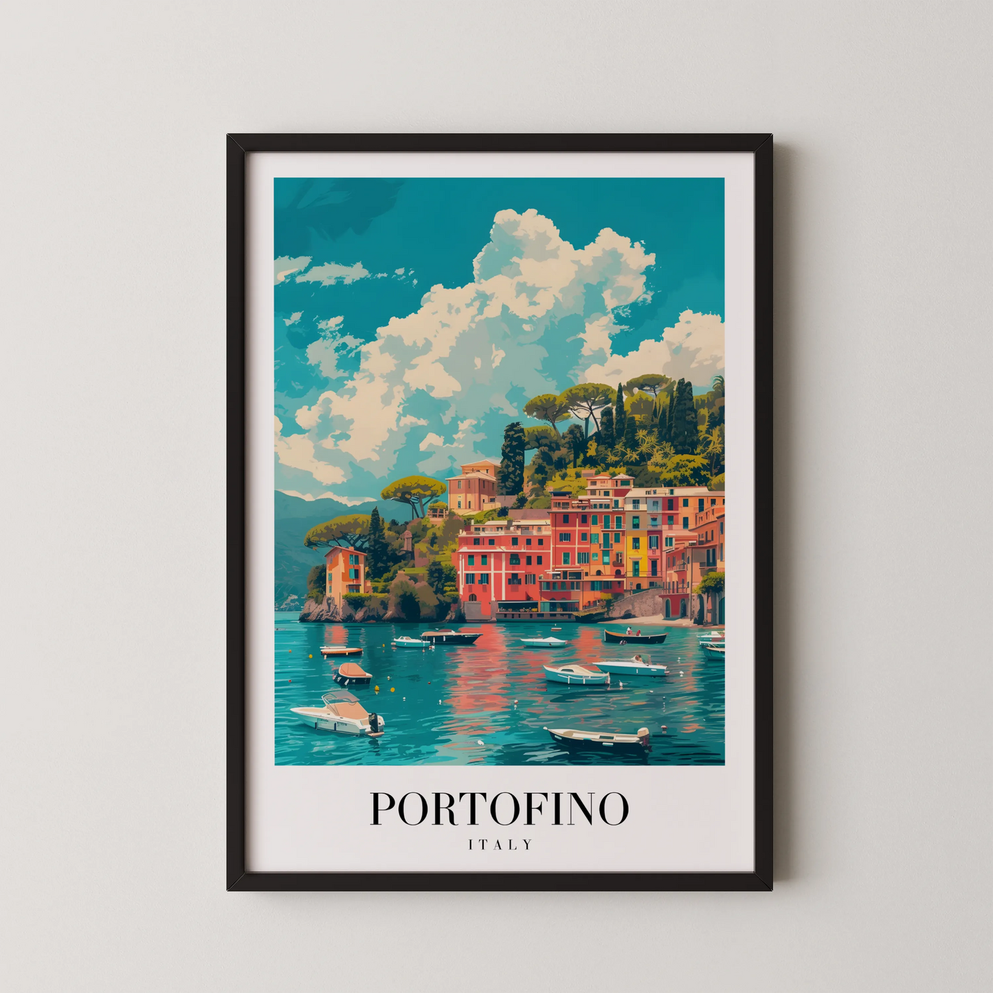 Portofino, Italy, City Prints